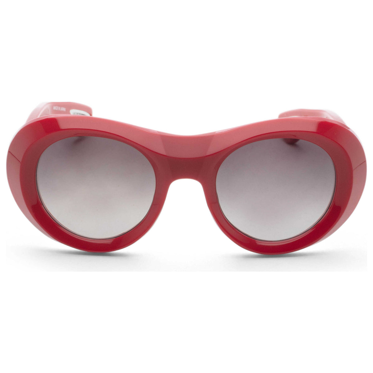 Bugatti Unisex 49mm Red Sterling Silver Sunglasses 03-RD