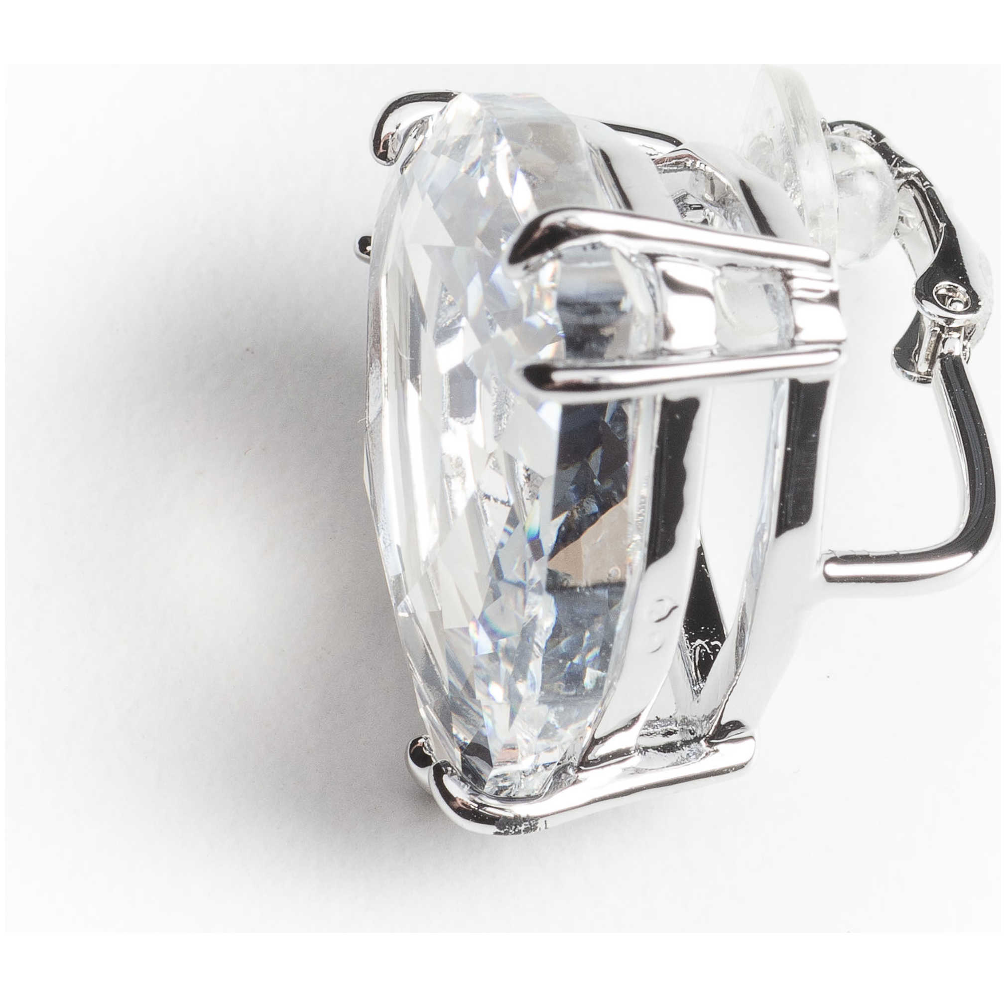 עגילים Mesmera עם קריסטל לבן של Swarovski