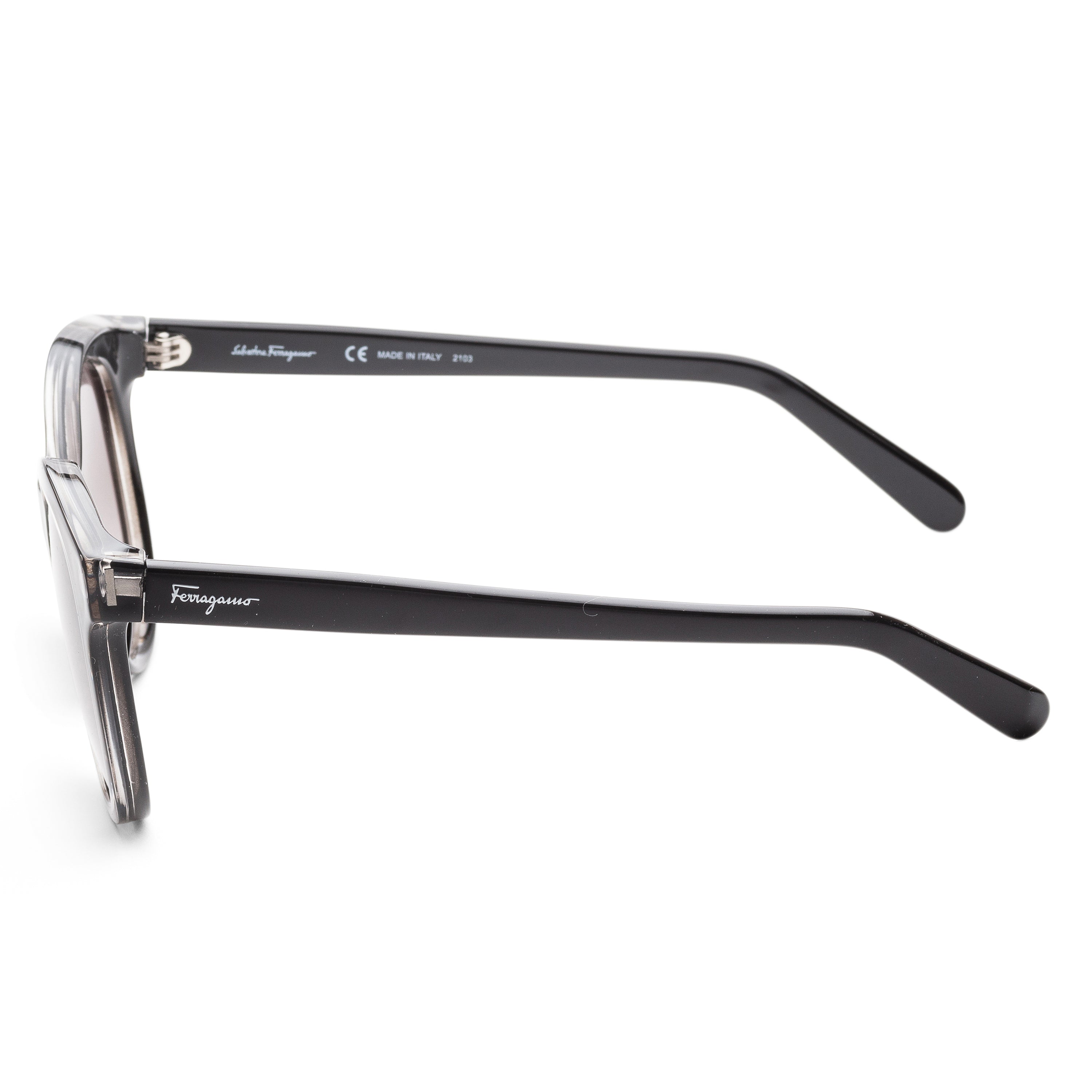 Ferragamo Fashion Women's 53 mm Crystal Black Sunglasses SF833S-5319001