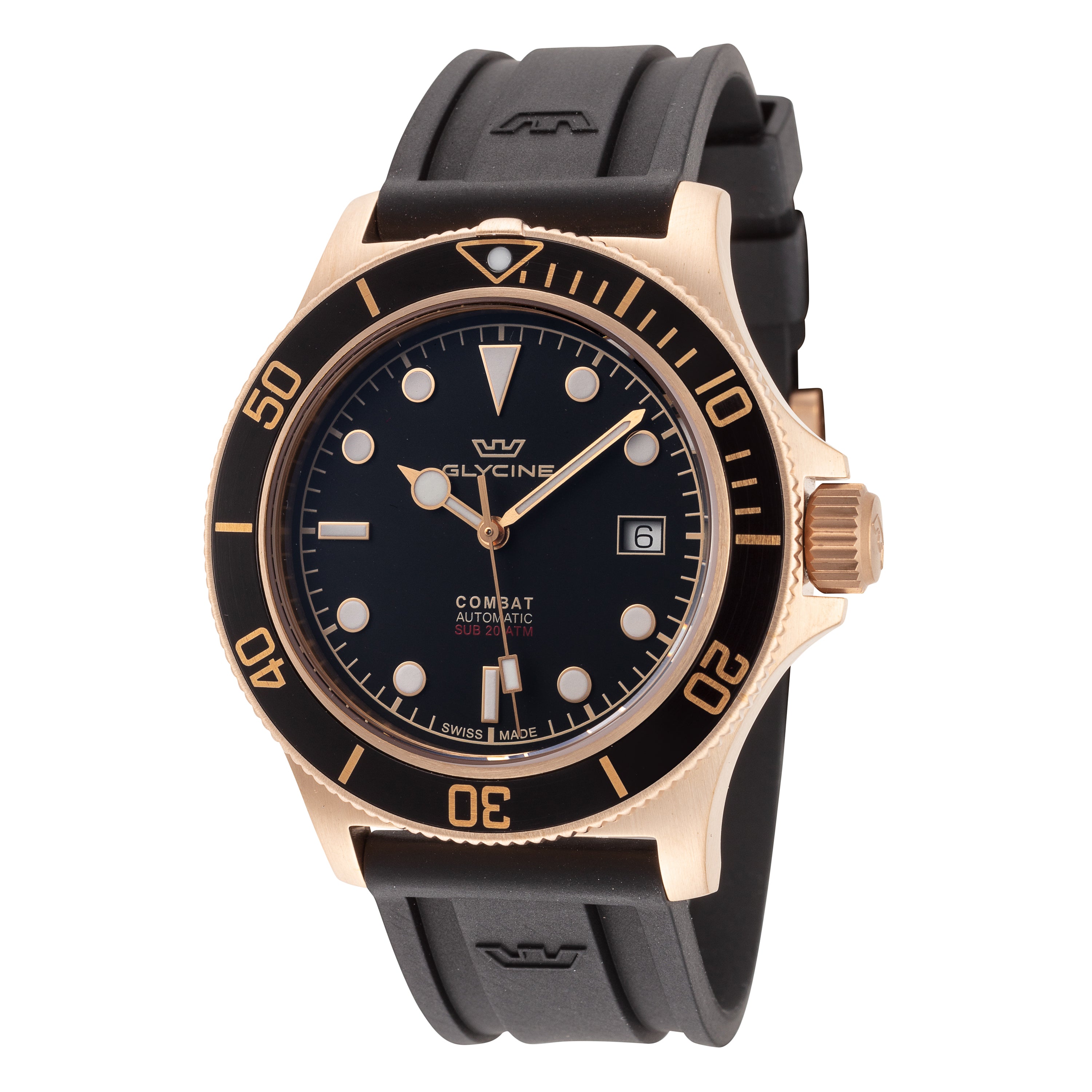Glycine Men's Combat Sub Bronze 42mm Automatic Watch GL0322