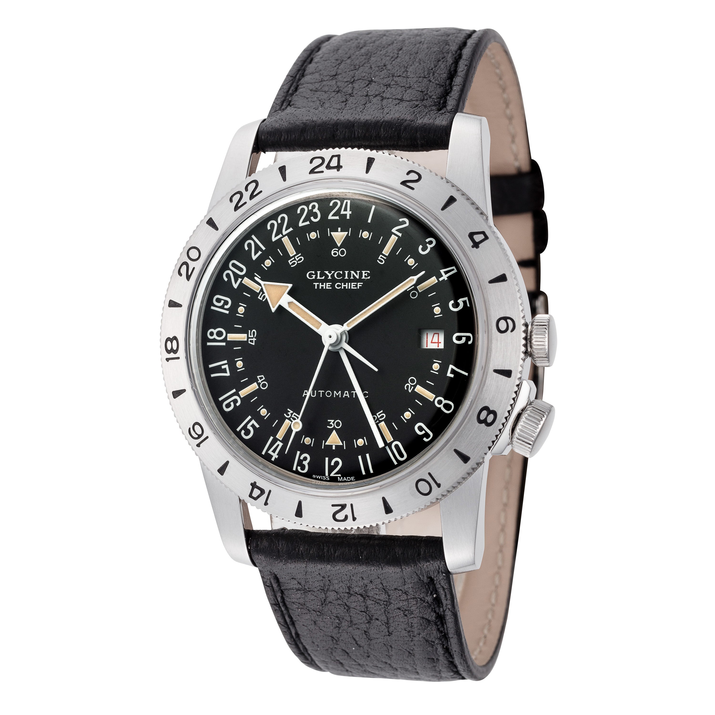 Glycine Unisex Airman The Chief GMT 40mm Automatic Watch GL0465