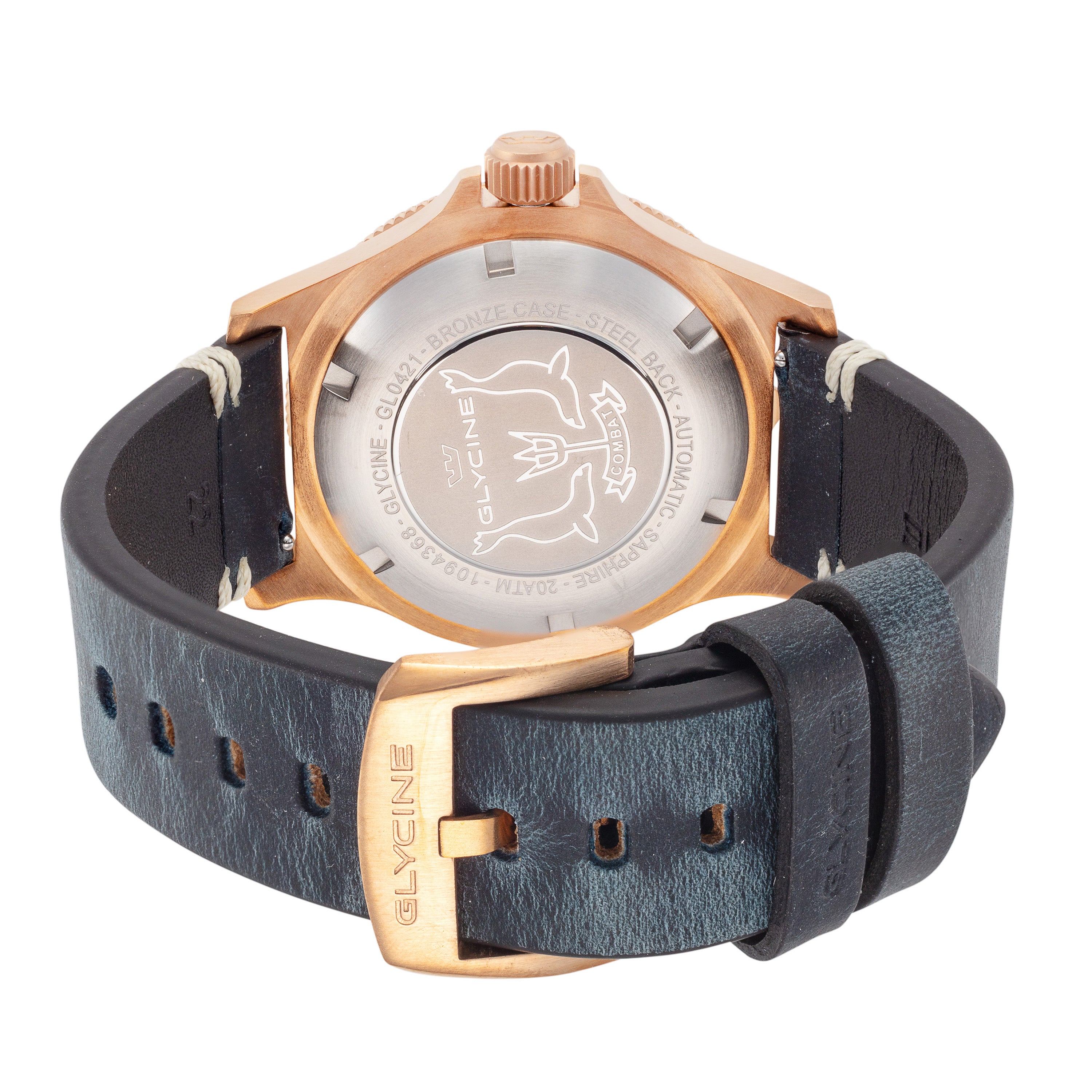 Glycine Men's Combat Sub Bronze Vintage 42mm Automatic Watch GL0421