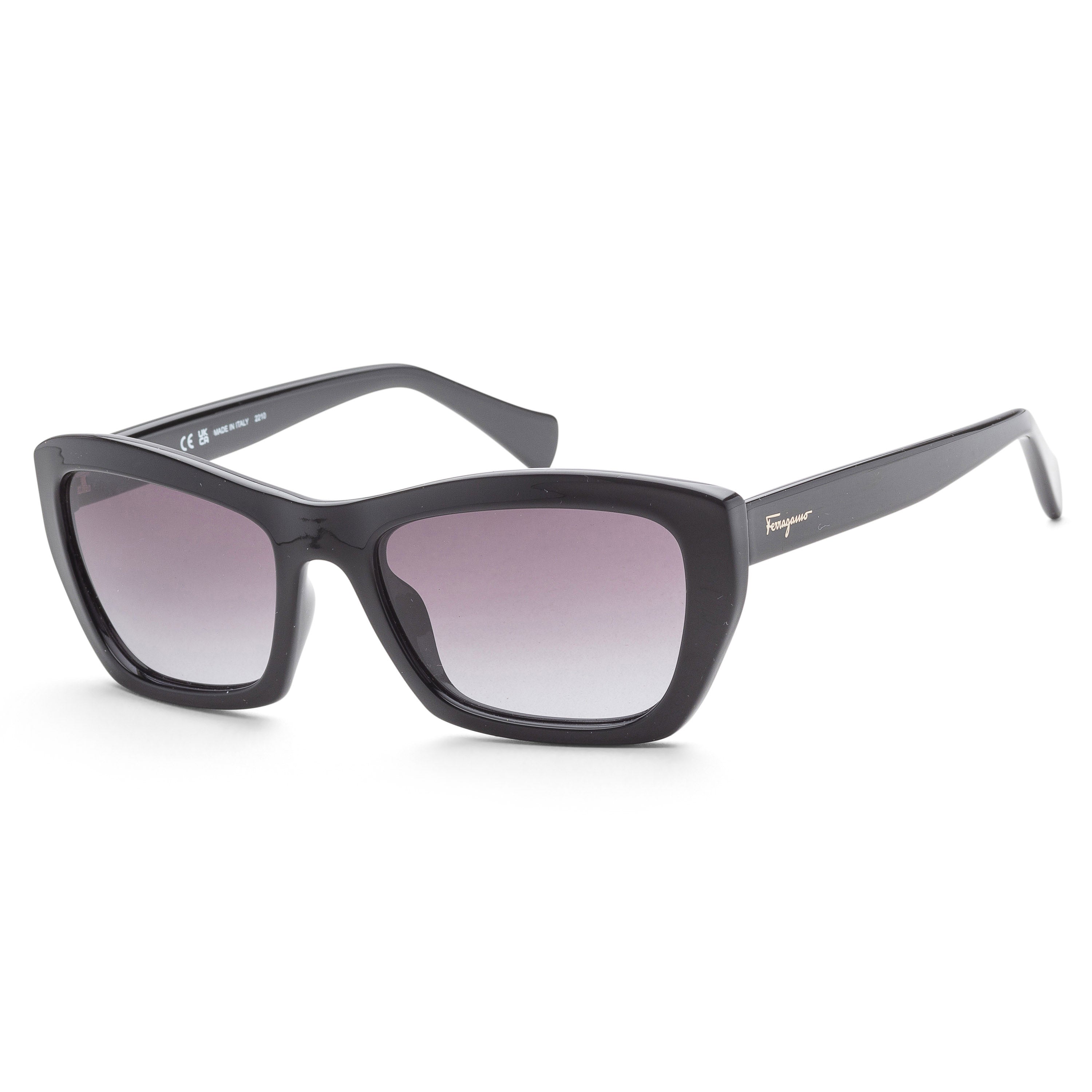 Ferragamo Women's 55 mm Black Sunglasses SF958S-001