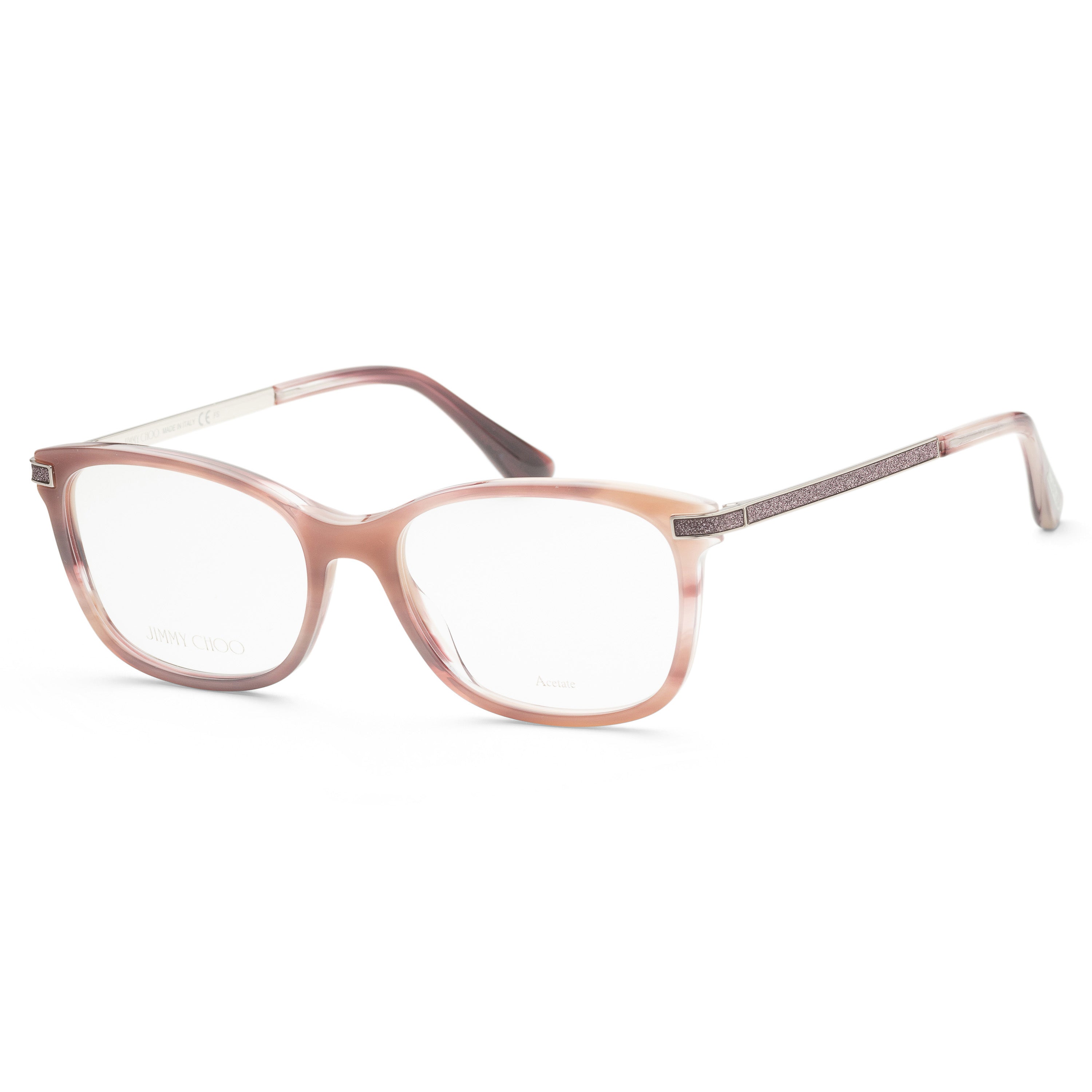 Jimmy Choo Women's 52mm Striped Pink Eyeglasses JC269-0HR5-00
