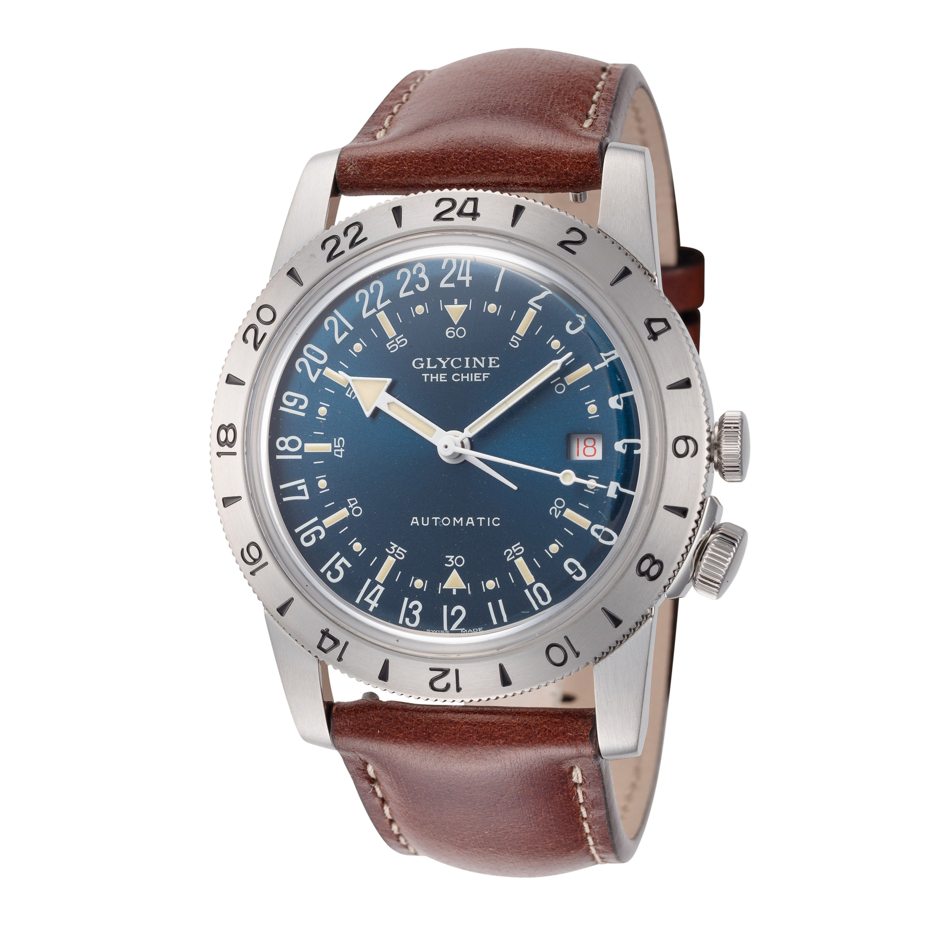 Glycine Men's Airman Vintage Purist 40mm Automatic Watch GL0411