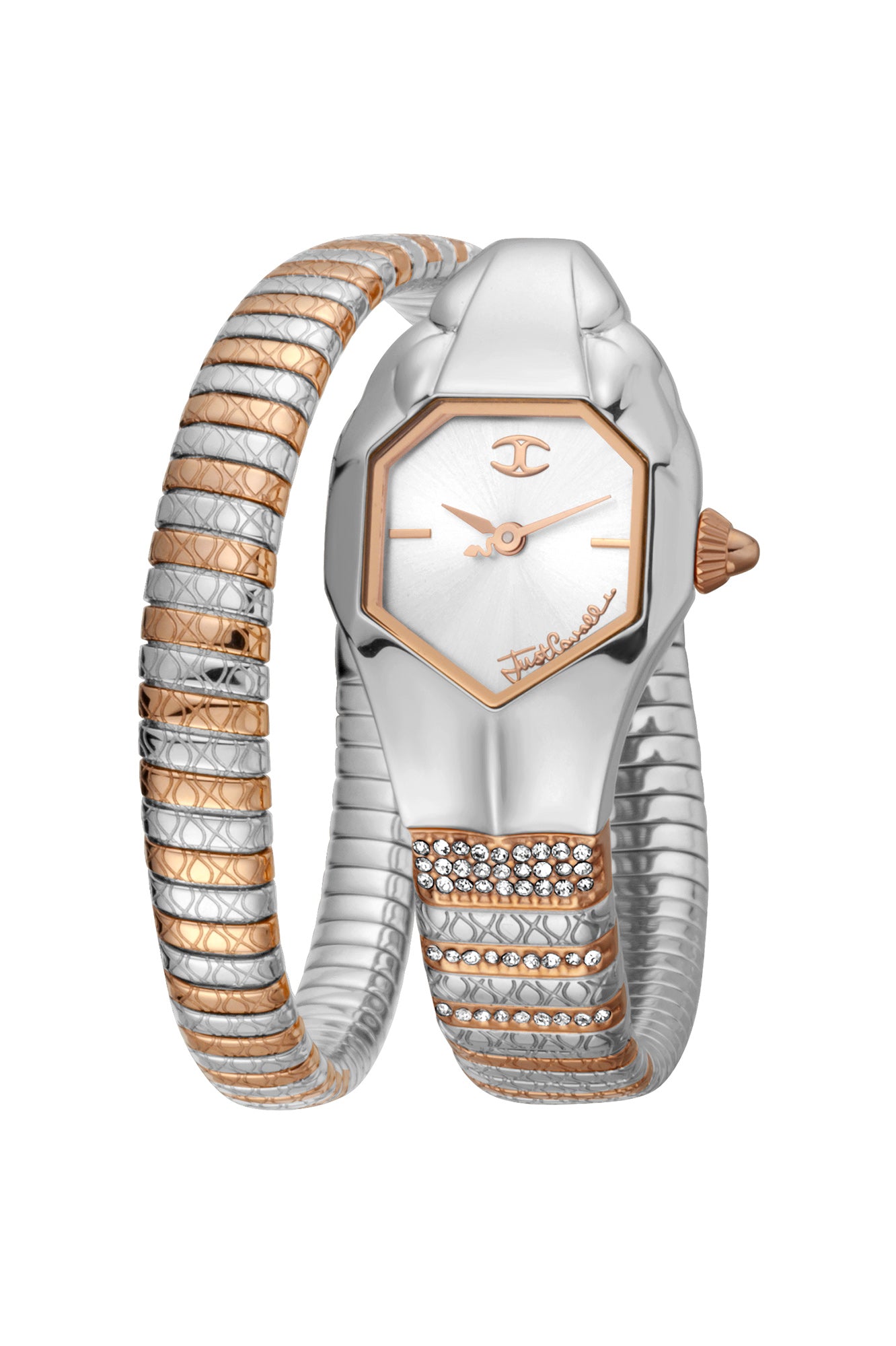 Just Cavalli Women's JC1L113M0055 Signature Snake 22mm Quartz Watch