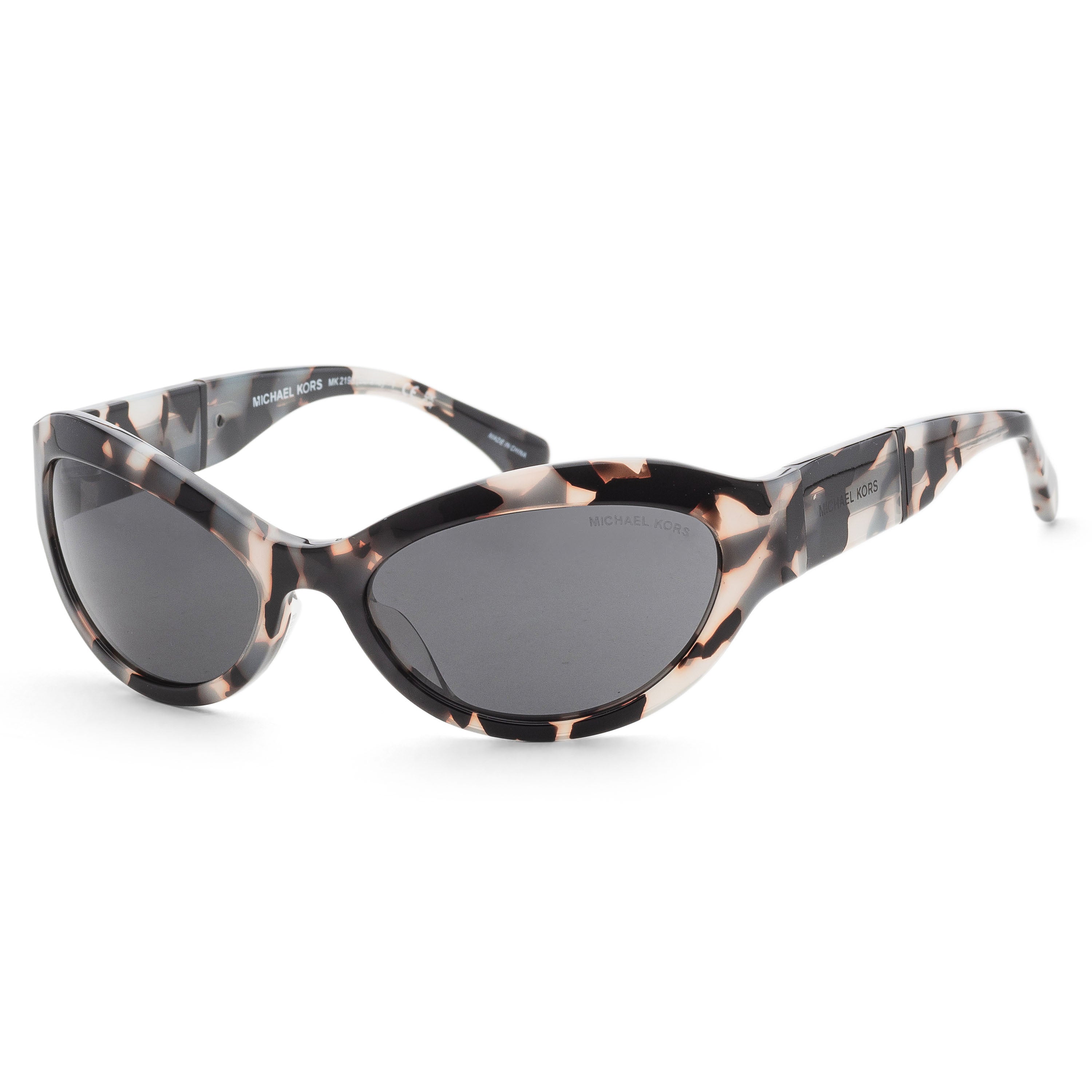 Michael Kors Womens Fashion 59mm Black White Tort Sunglasses MK2198-394587-59