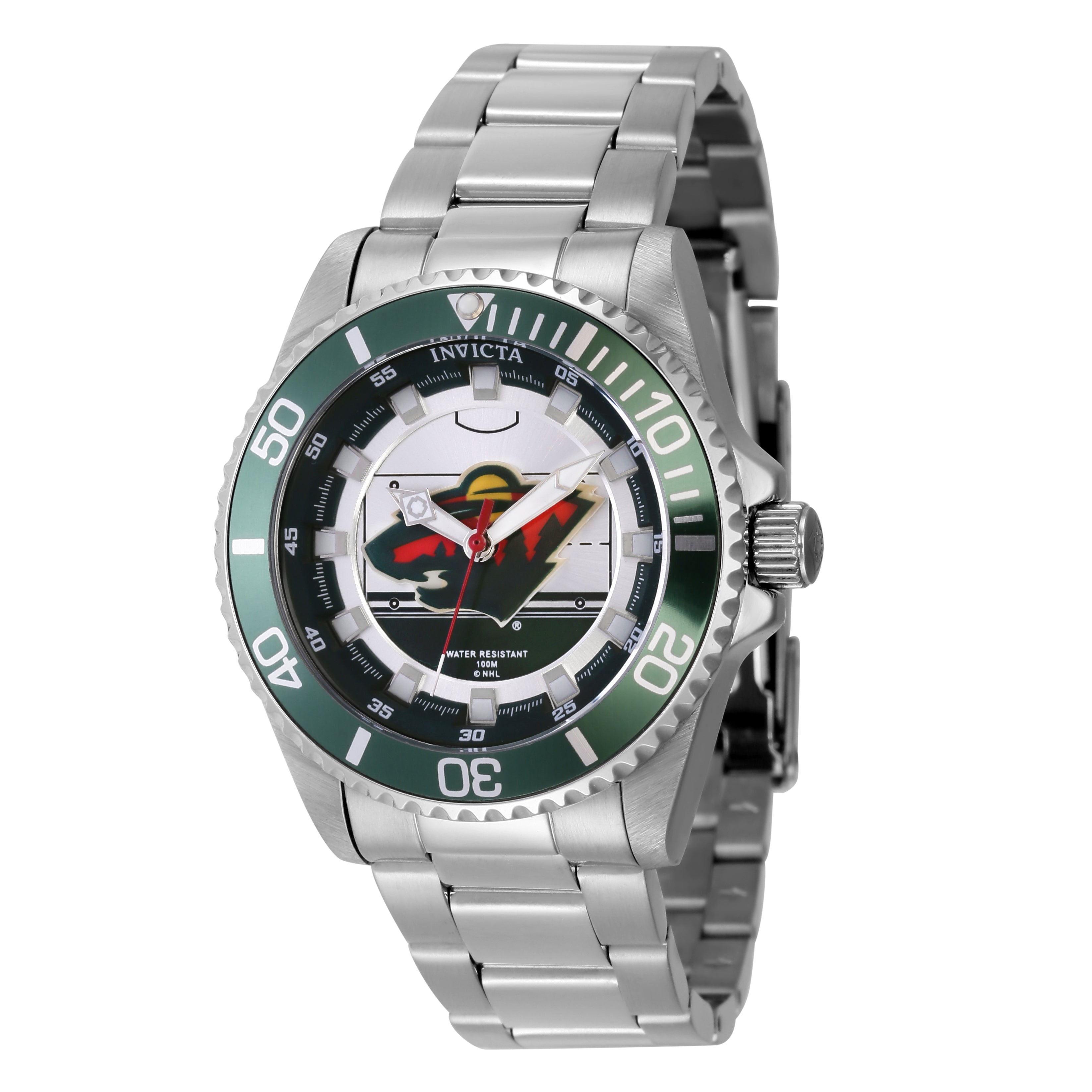 Invicta Women's NHL Minnesota Wild 38mm Quartz Watch IN-42214
