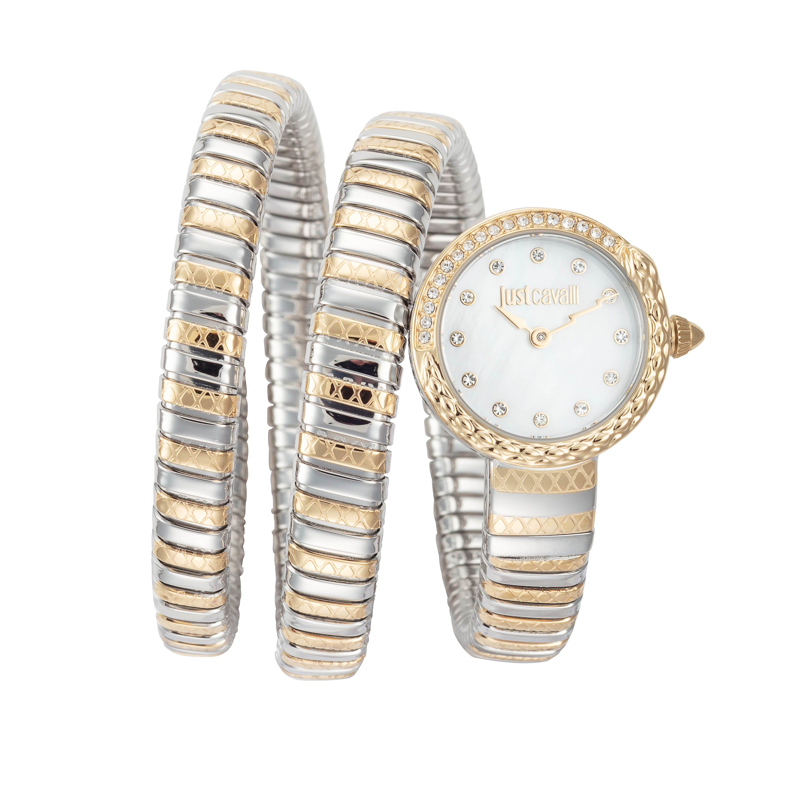 Just Cavalli Women's Signature Snake 23mm Quartz Watch JC1L302M0055