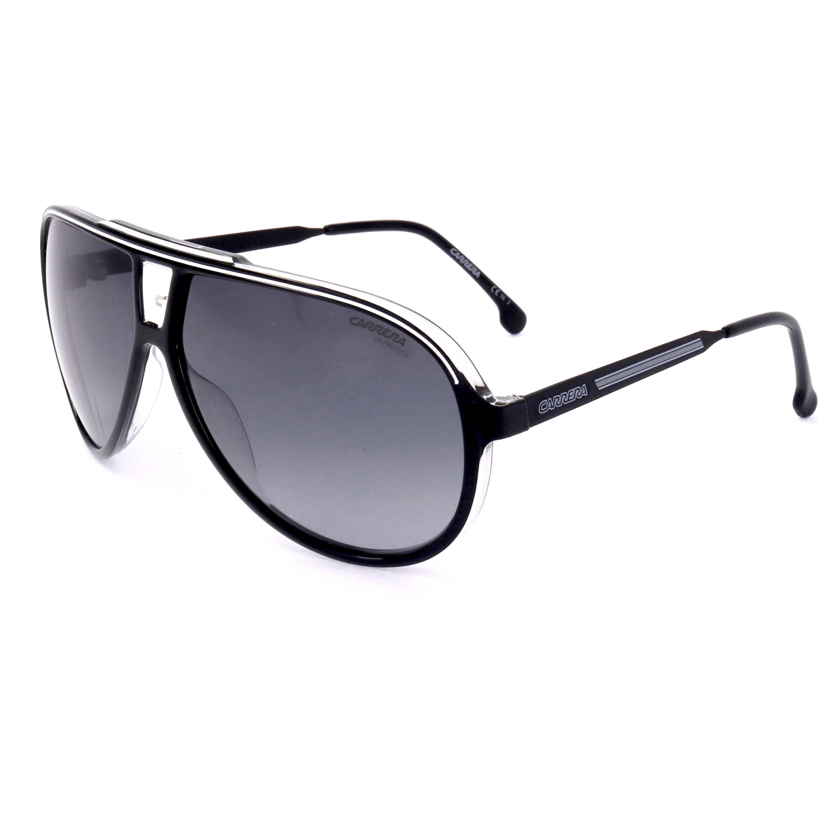 Carrera Men's 63mm Black White Sunglasses CA1050-S-80S-9O