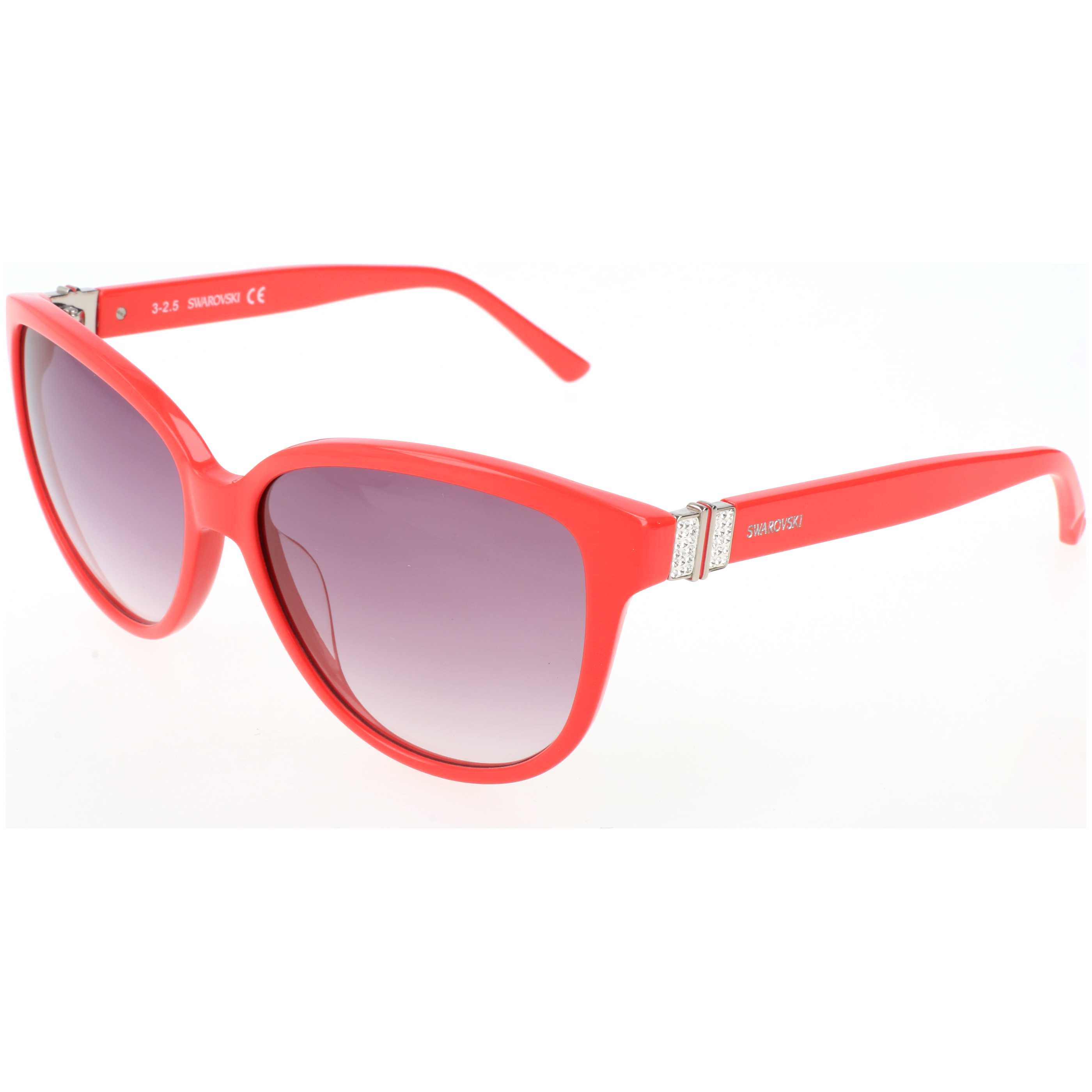 Swarovski Women's 56 mm Red Sunglasses SK0120-5666B