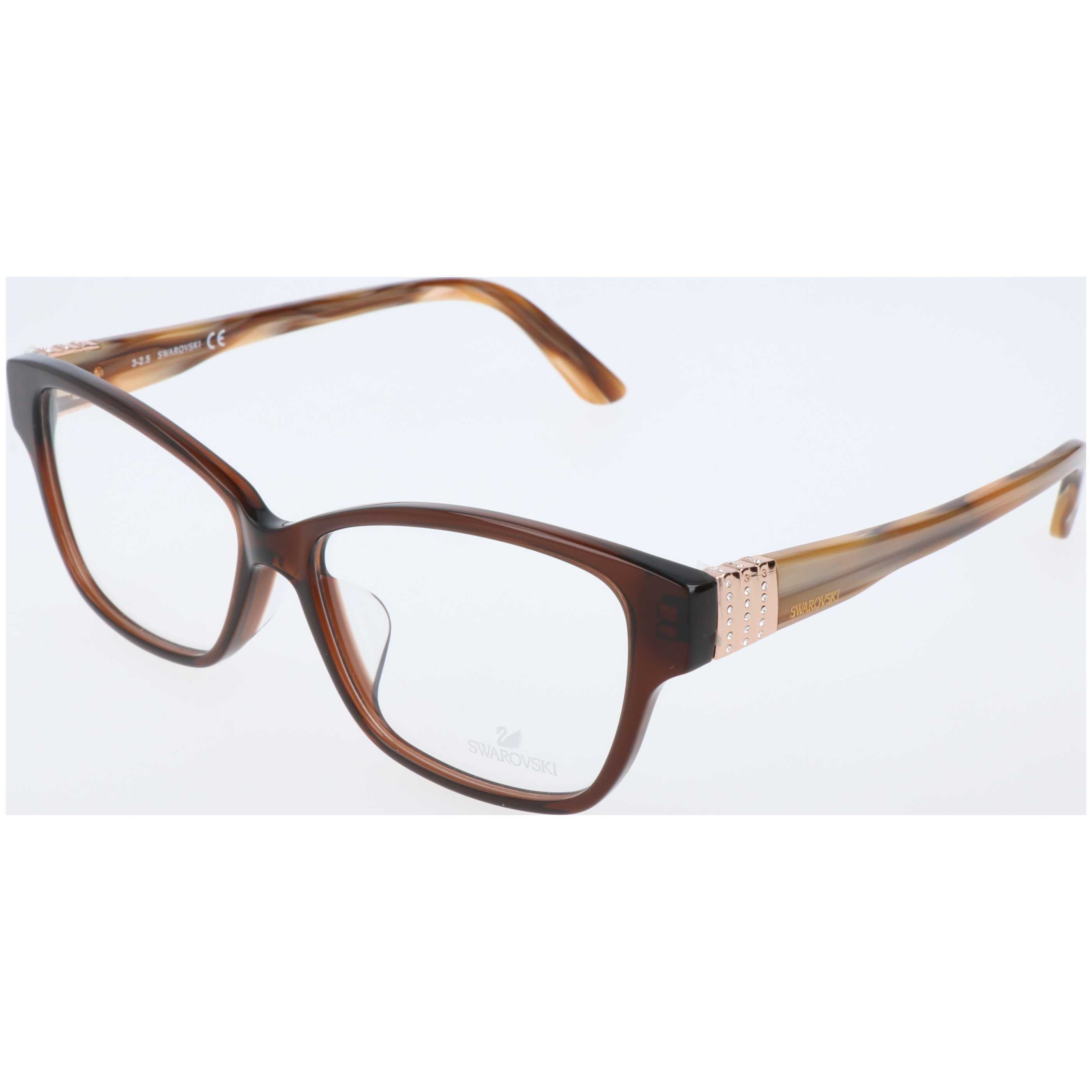 Swarovski Women's 56mm Light Brown Eyeglasses SK5130-F-045-56