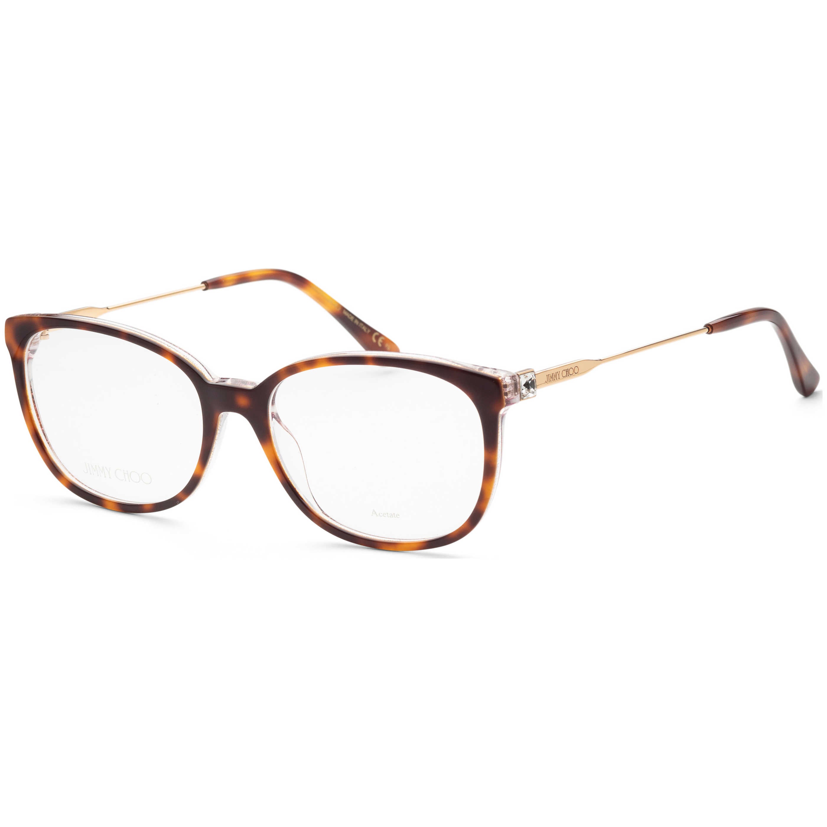 Jimmy Choo Women's 55mm Havana Pink Eyeglasses JC302-00T4-00
