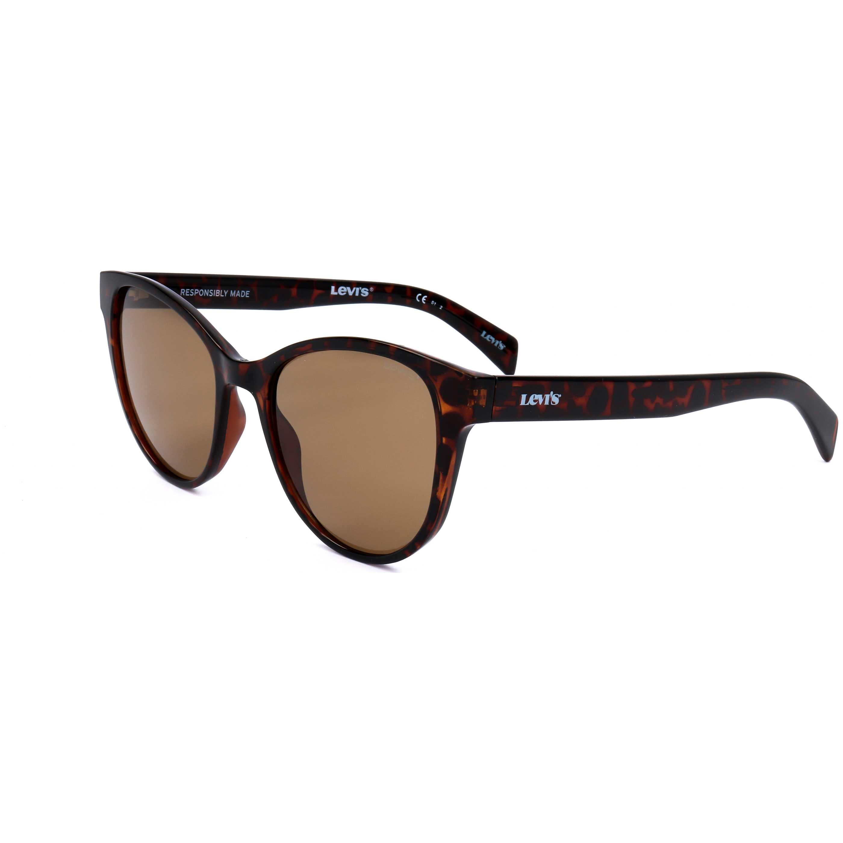 Levi's Women's 54 mm Havana Sunglasses LV1014-S-086-54