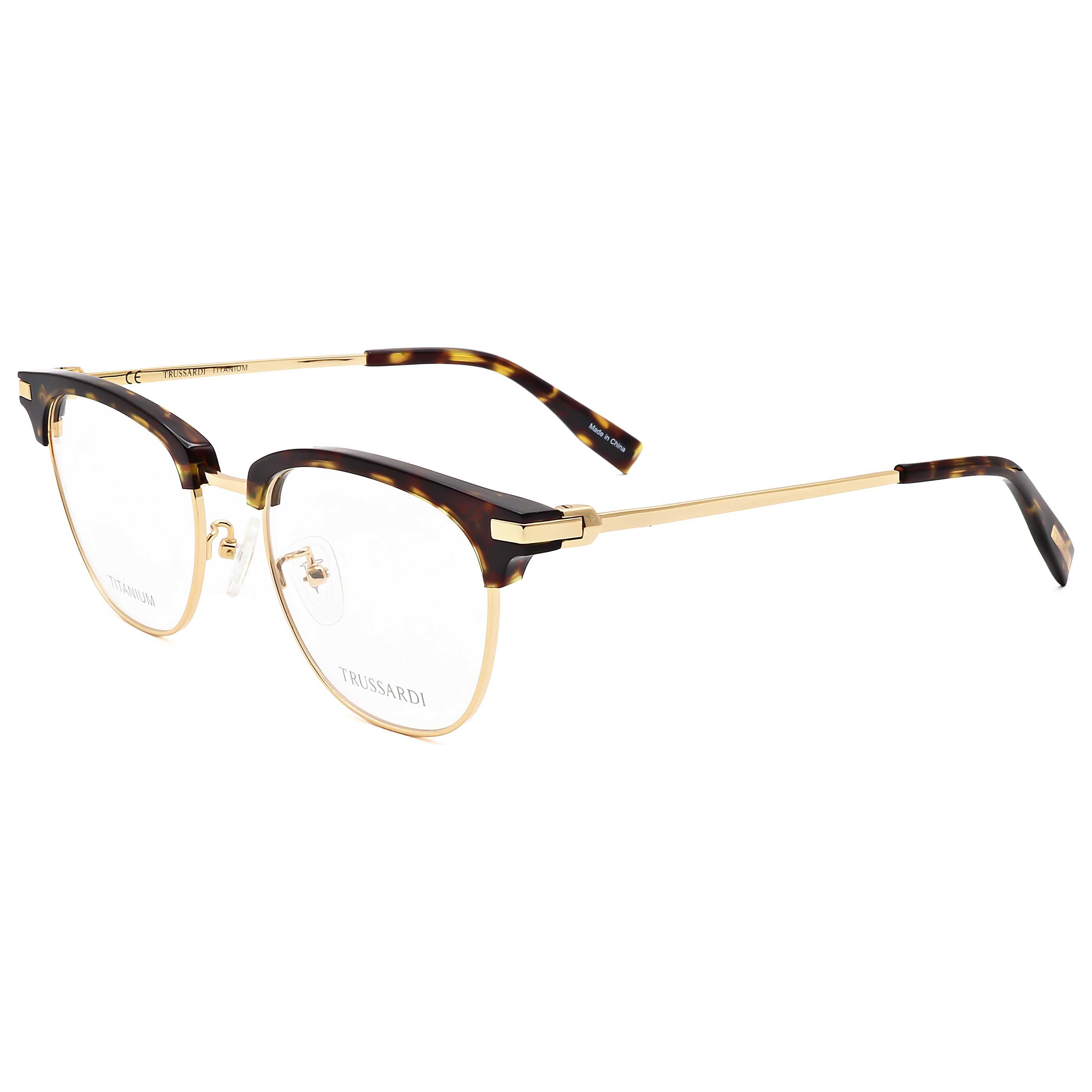 Trussardi Woman 51mm Havana Eyeglasses VTR097-722-51