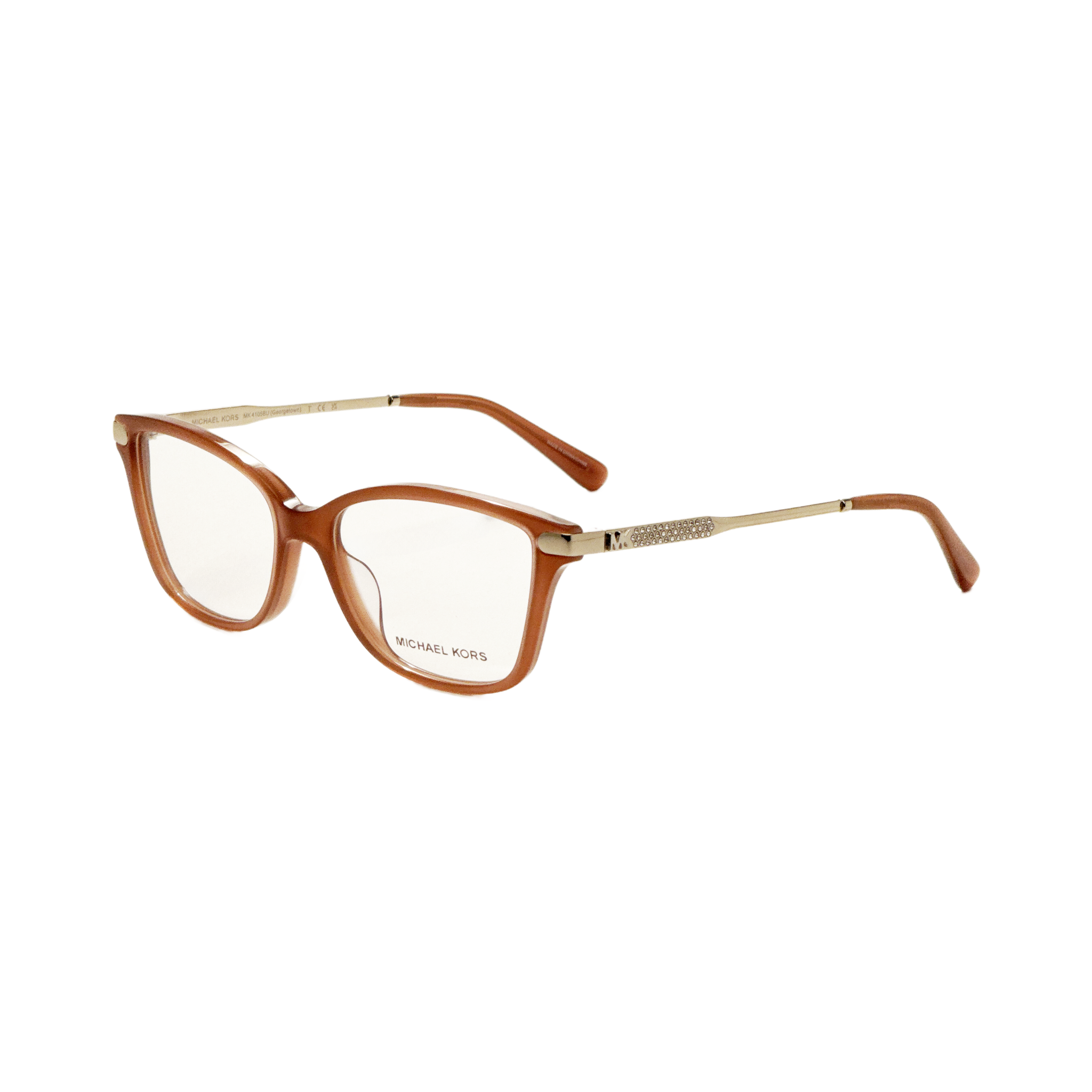 Michael Kors Women's Georgetown 52mm Milky Primrose Eyeglasses MK4105BU-3345-52