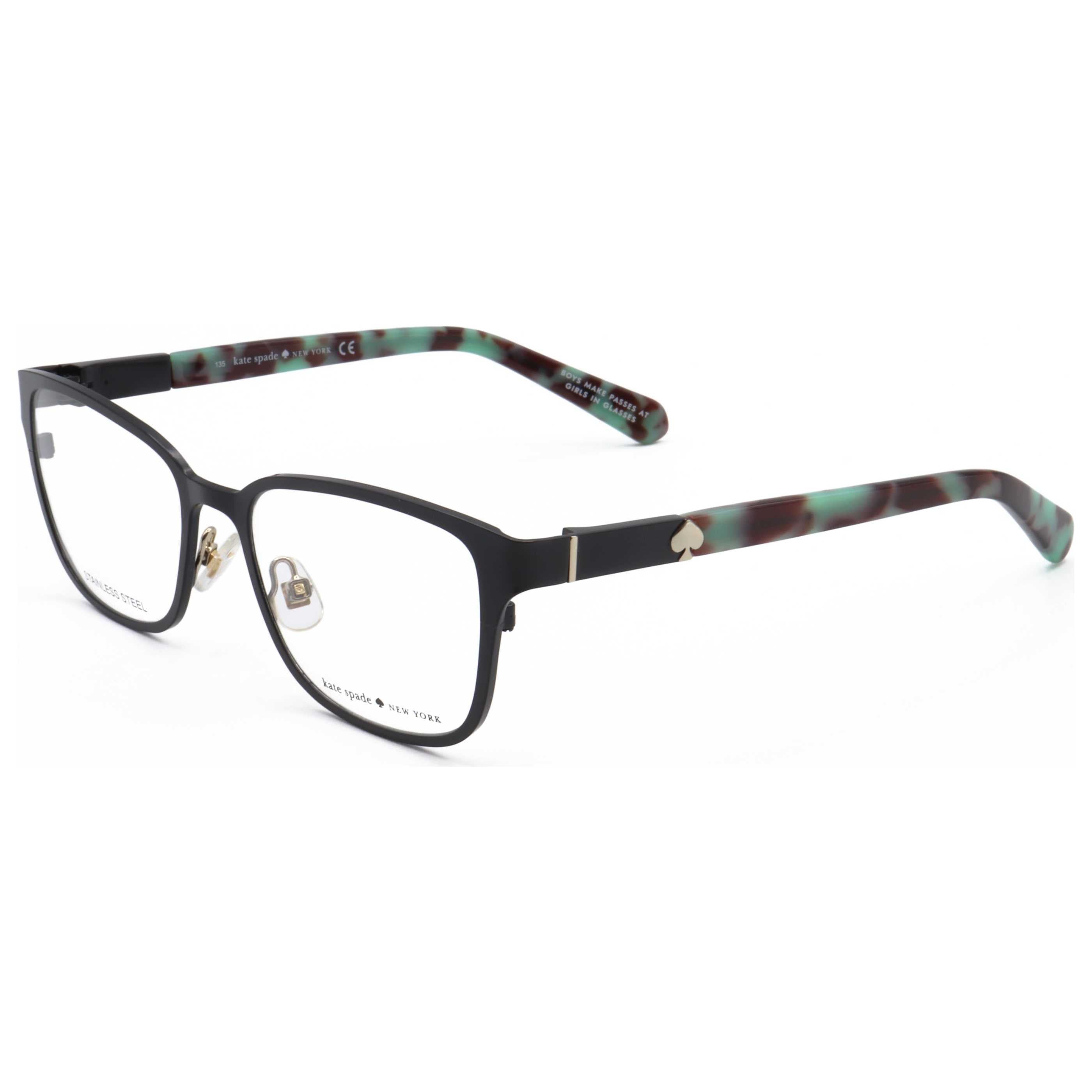 Kate Spade Unisex 51mm Matte Black Eyeglasses NINETTEUS-003-51