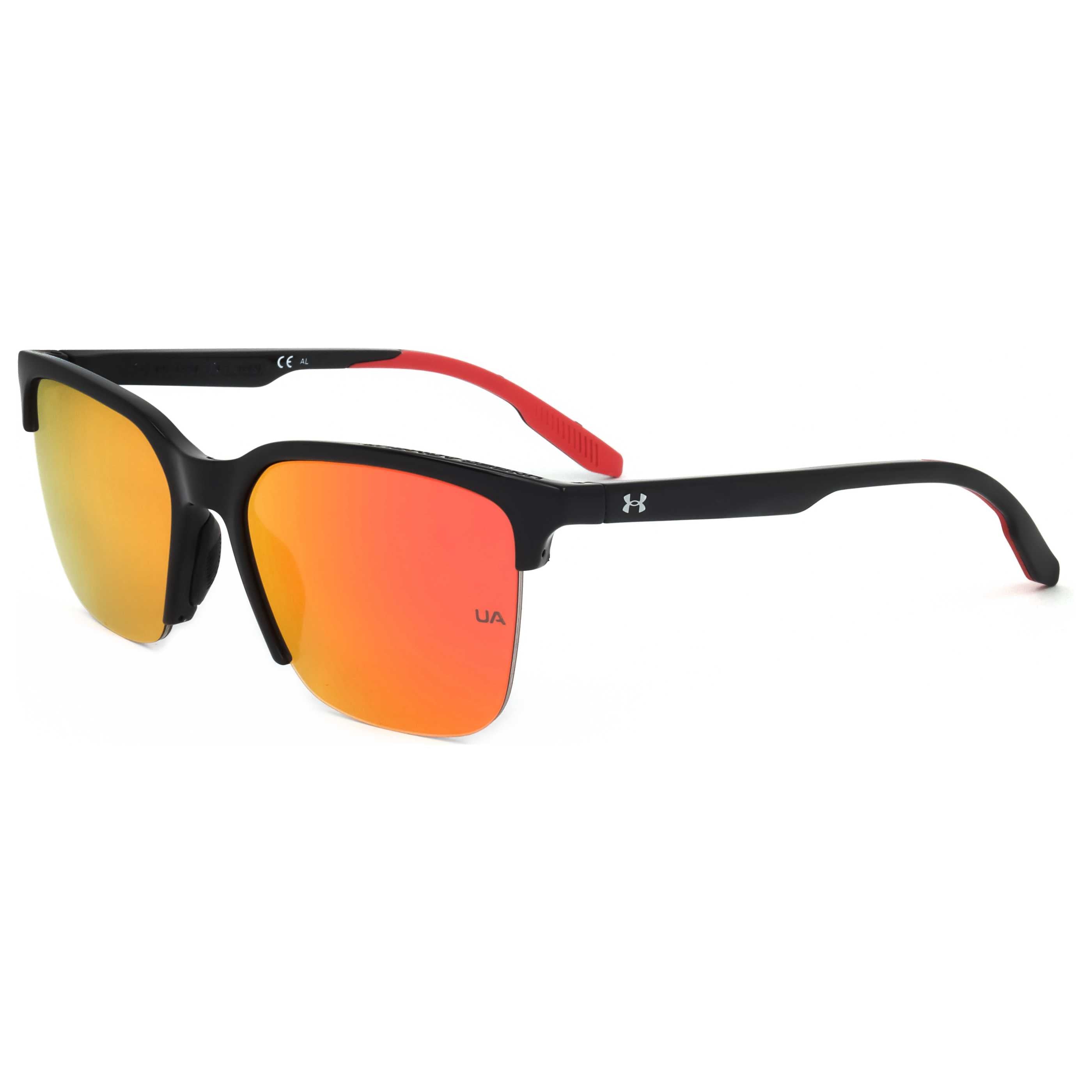 Under Armour Men's 55mm Black Red Sunglasses UAPHENOM-OIT-55