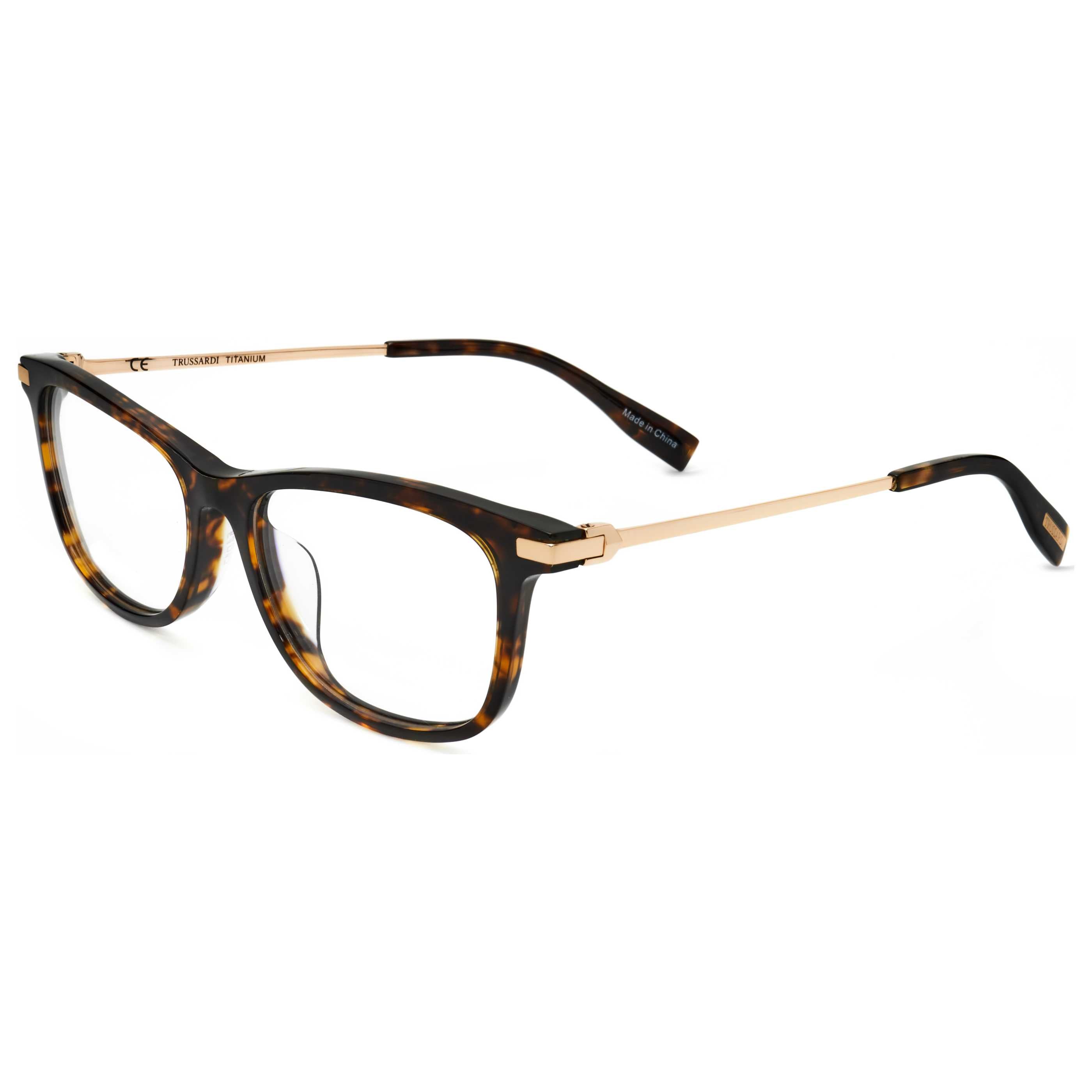 Trussardi Women's 54mm Havana Eyeglasses VTR104T-722-54