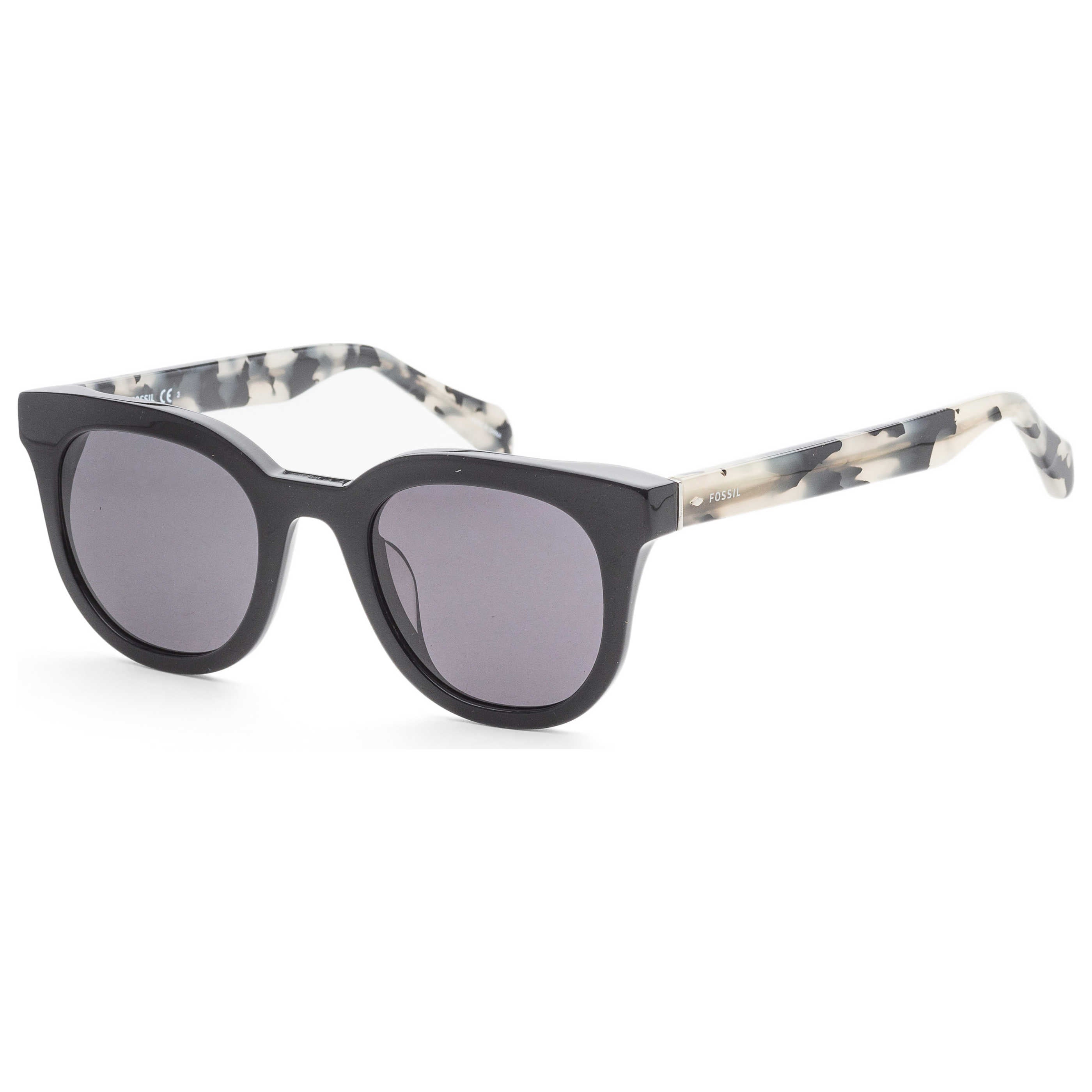 Fossil Women's 48mm Black Sunglasses FOS2097S-0807-IR
