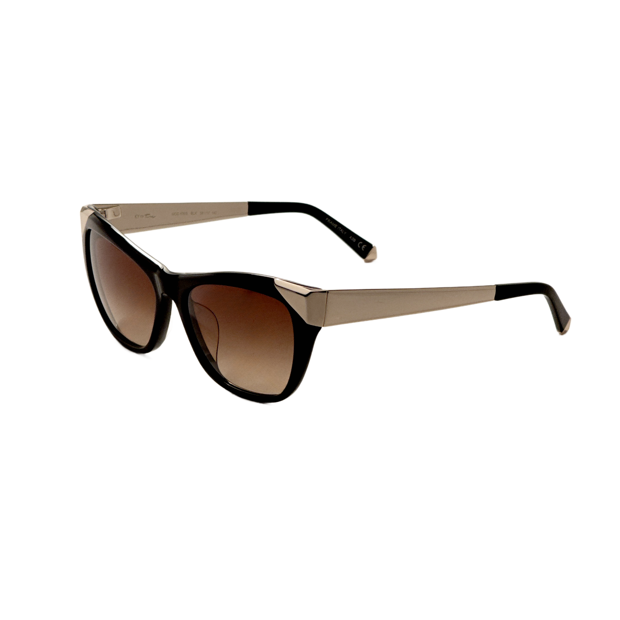 Kate Young Claire Women's 56mm Black Sunglasses K505-BLK-56