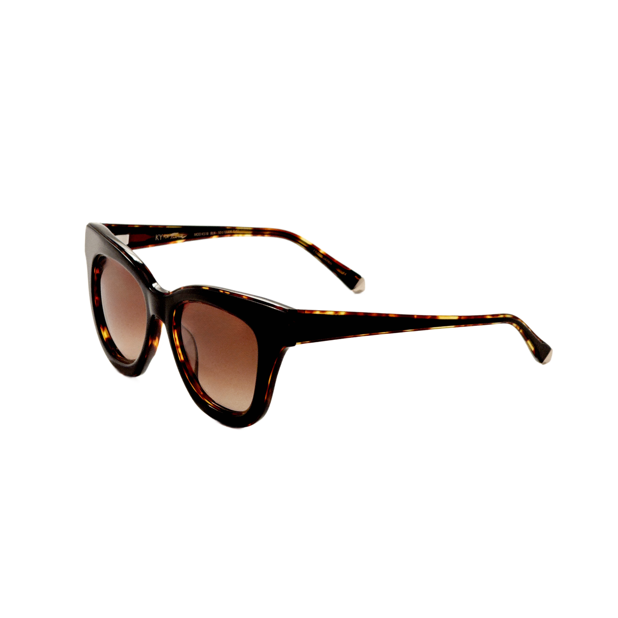 Kate Young Candy Women's 50mm Black Sunglasses K518-BLK-50