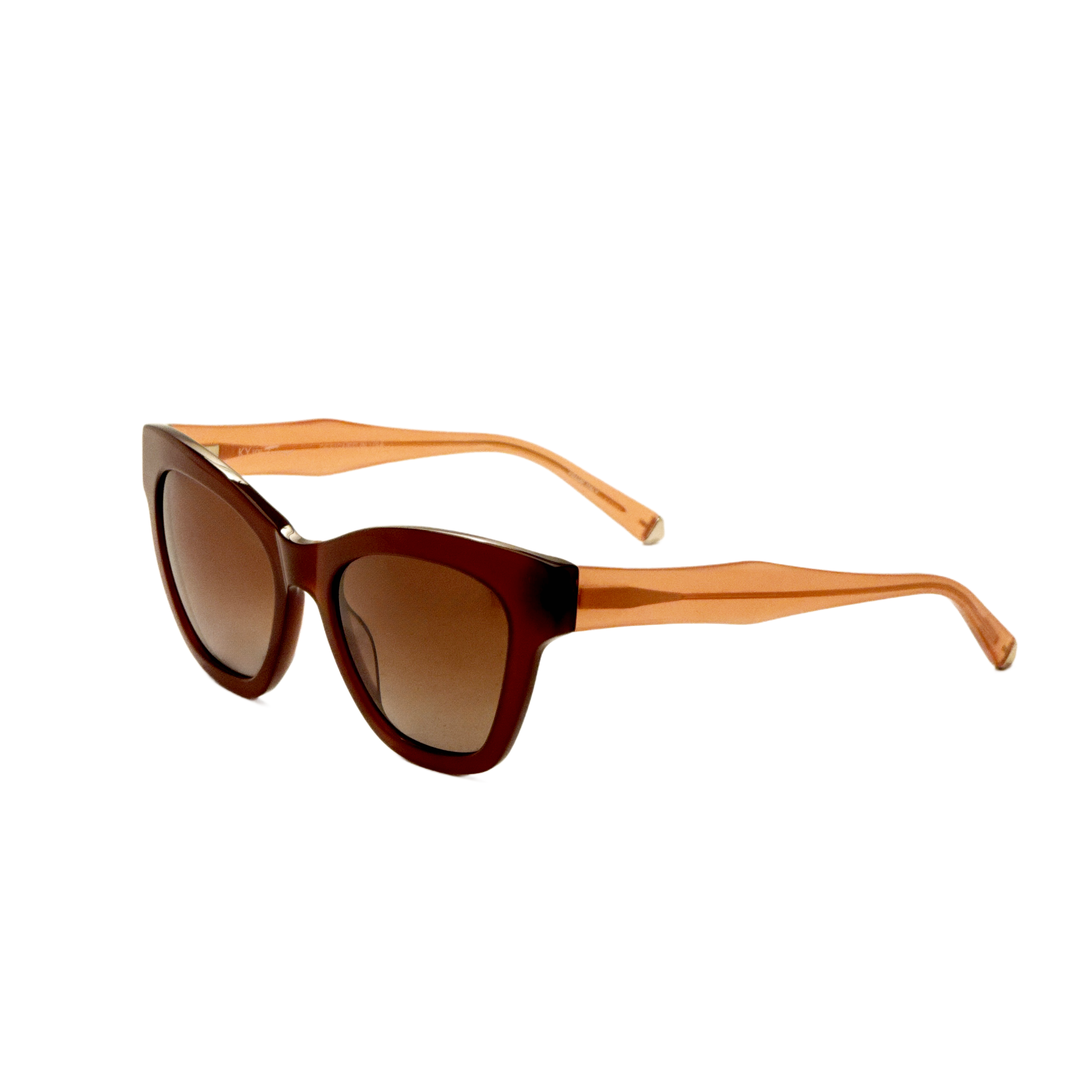 Kate Young Charlotte Women's 55mm Amber Sunglasses K538-AMB-55