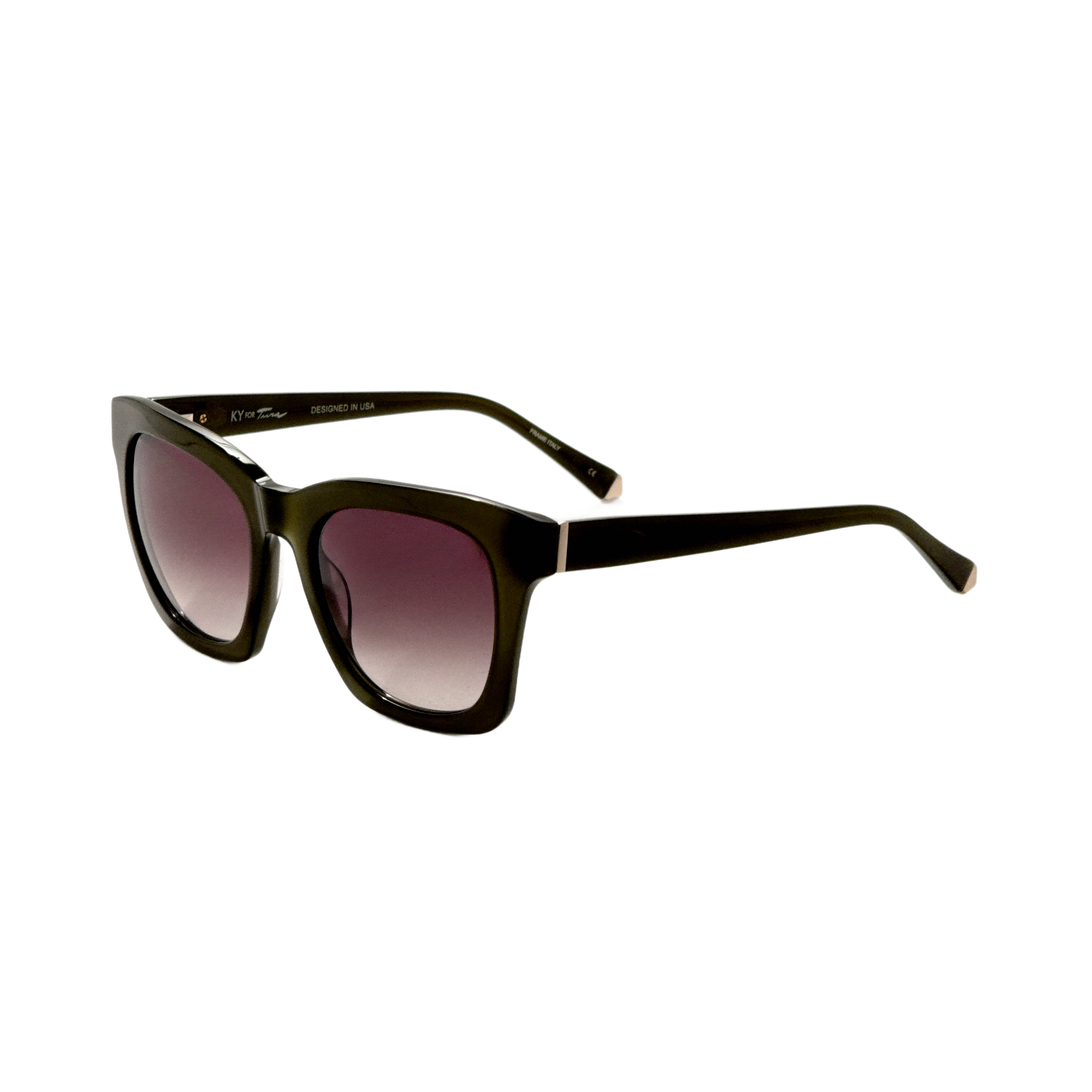 Kate Young Marley Women's 52mm Khaki Sunglasses K546-KHA-52