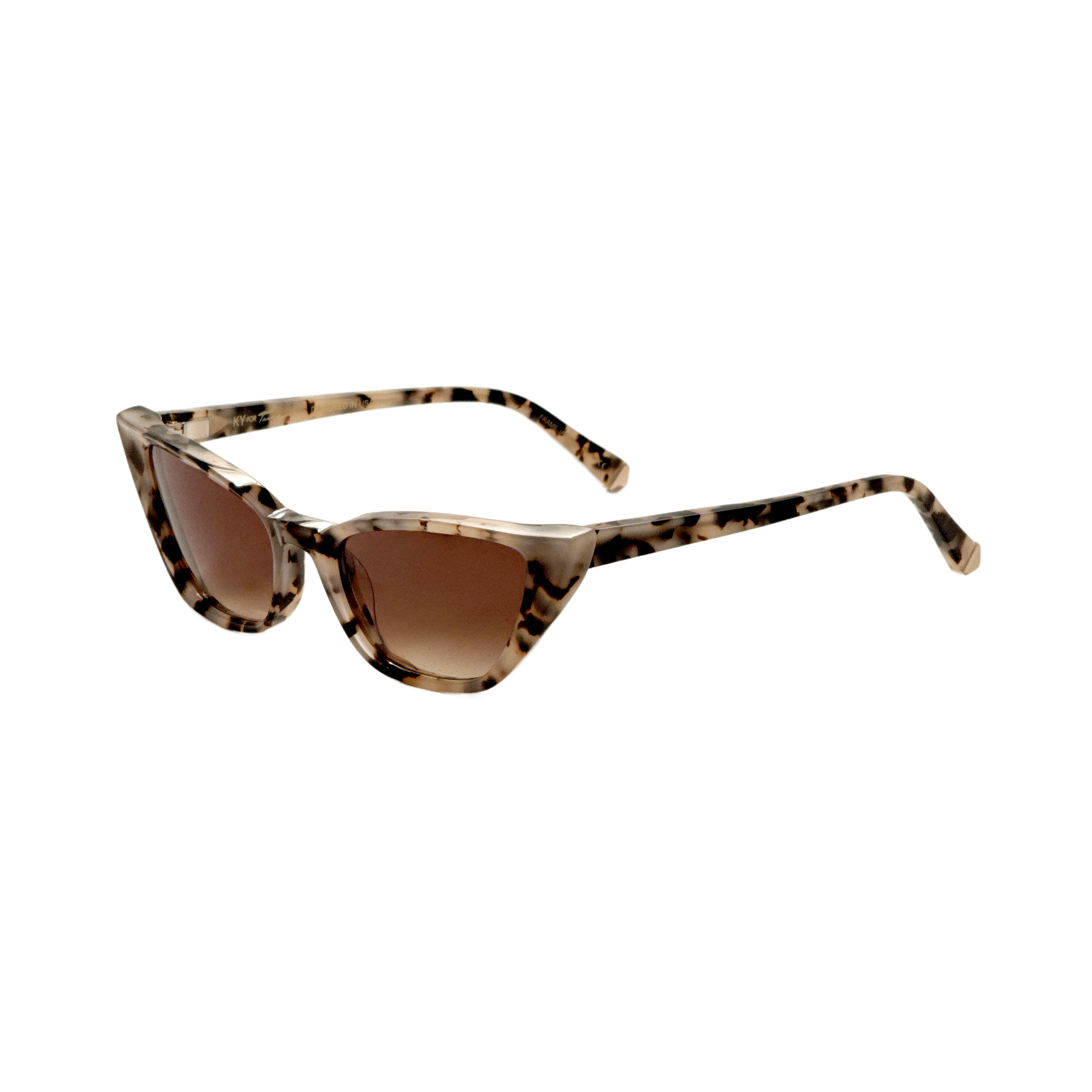 Kate Young Fawn Women's 54mm Pink Tortoise Sunglasses K557-TOR-54