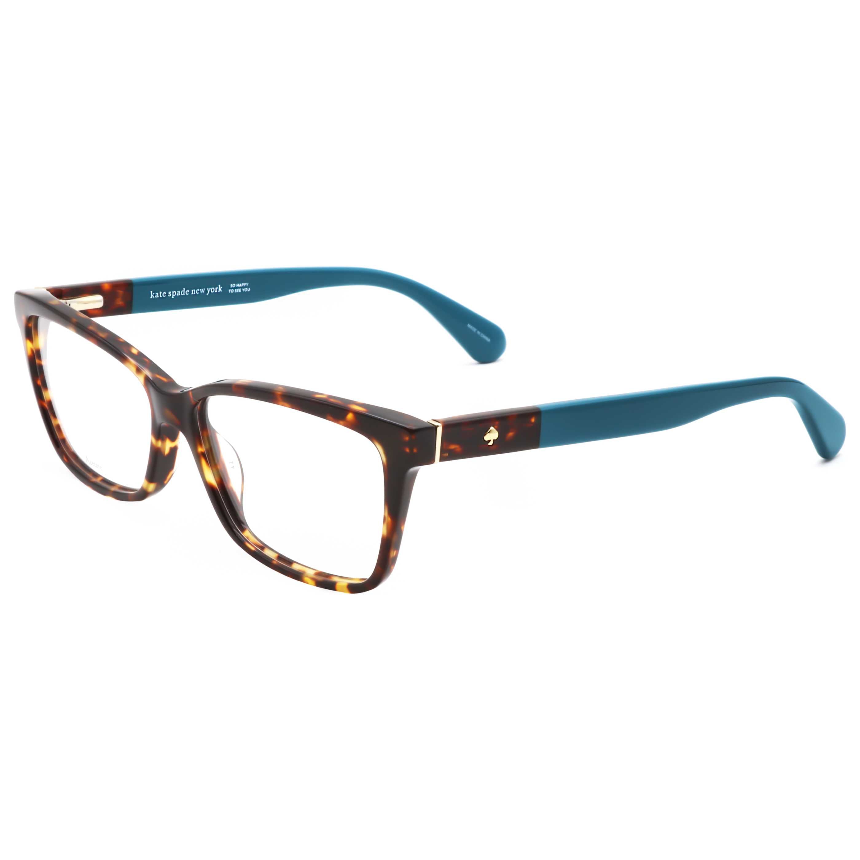 Kate Spade Women's 53mm Havana Turquoise Eyeglasses CAMBERLY-FZL-53