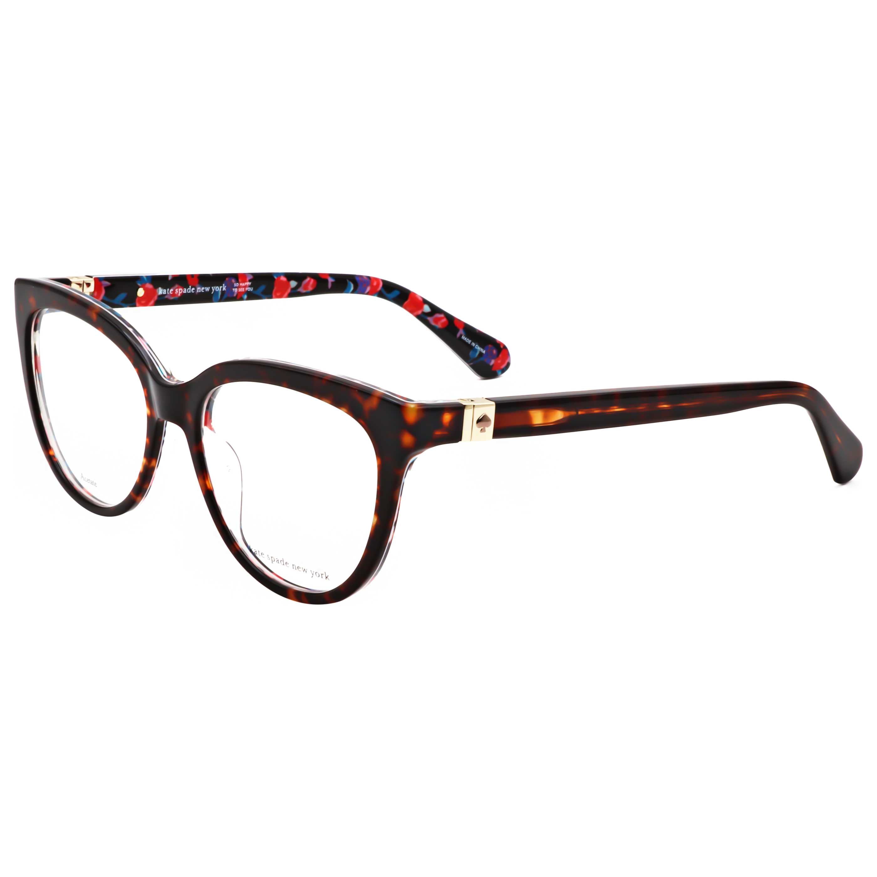 Kate Spade Women's 52mm Brown Striped Black Red Eyeglasses CHERETTE-VH8-52