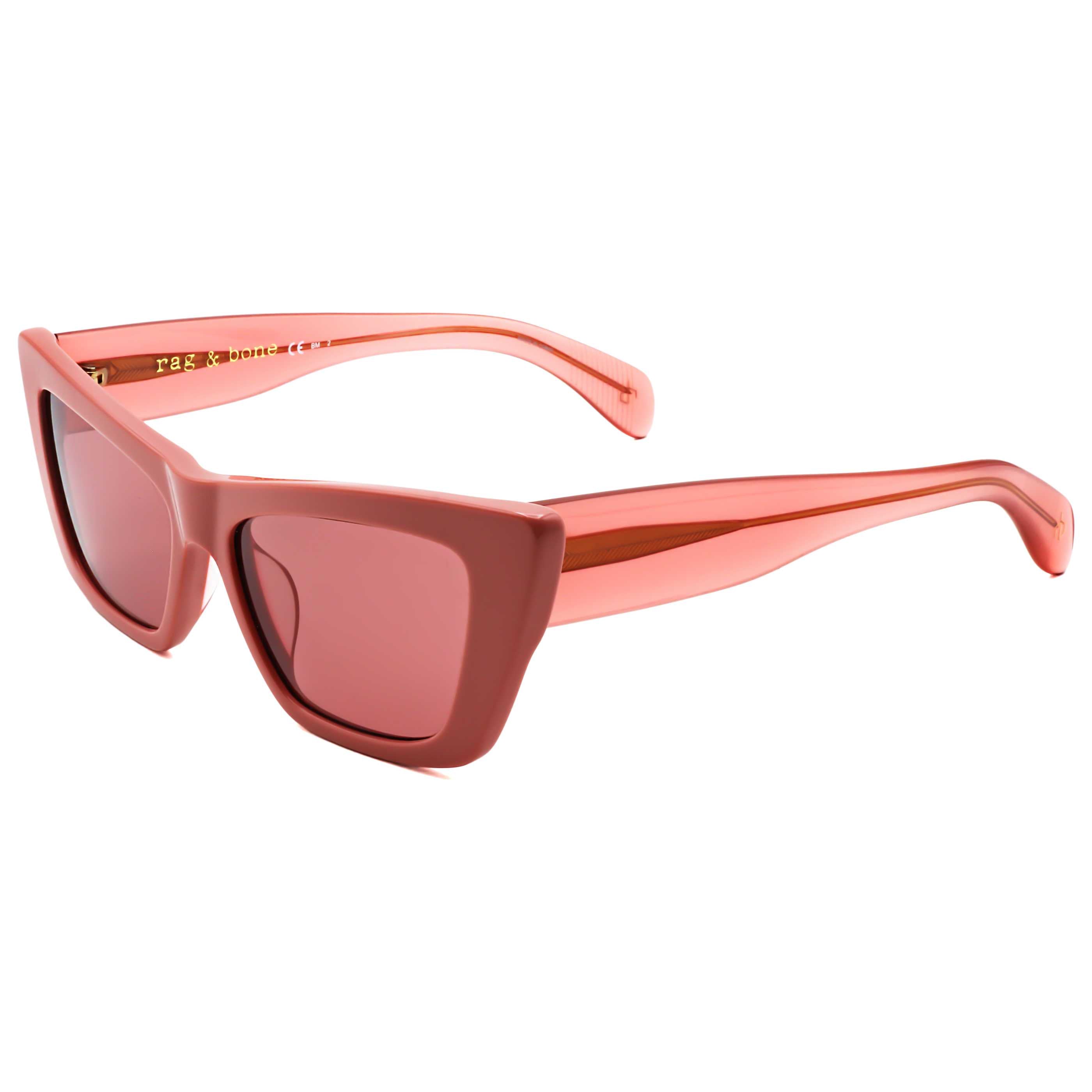 Rag & Bone Women's 53 mm Pink Sunglasses RNB1068-S-35J-53