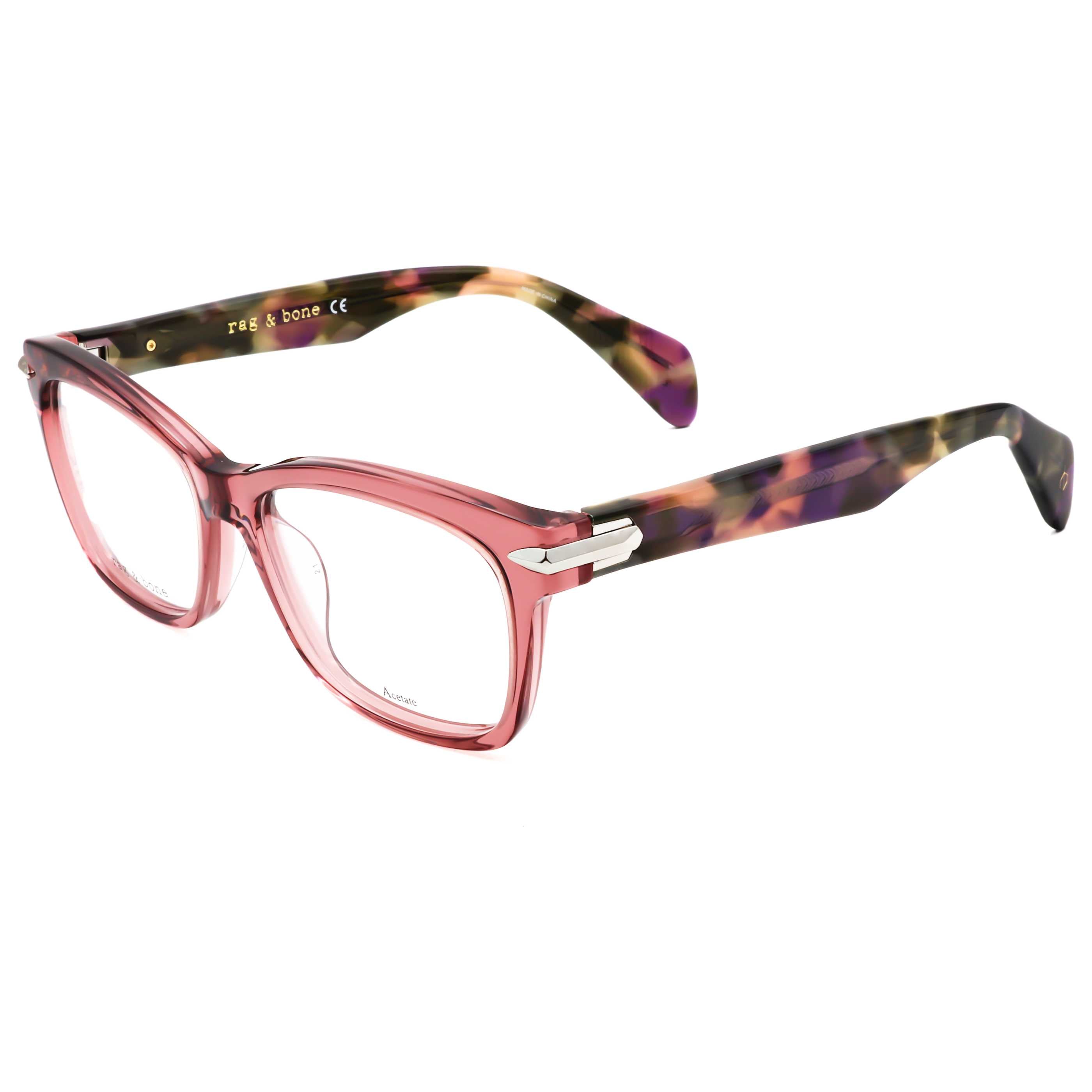 Rag & Bone Women's 52 mm Violet Havana Eyeglasses RNB3004-YH0-52