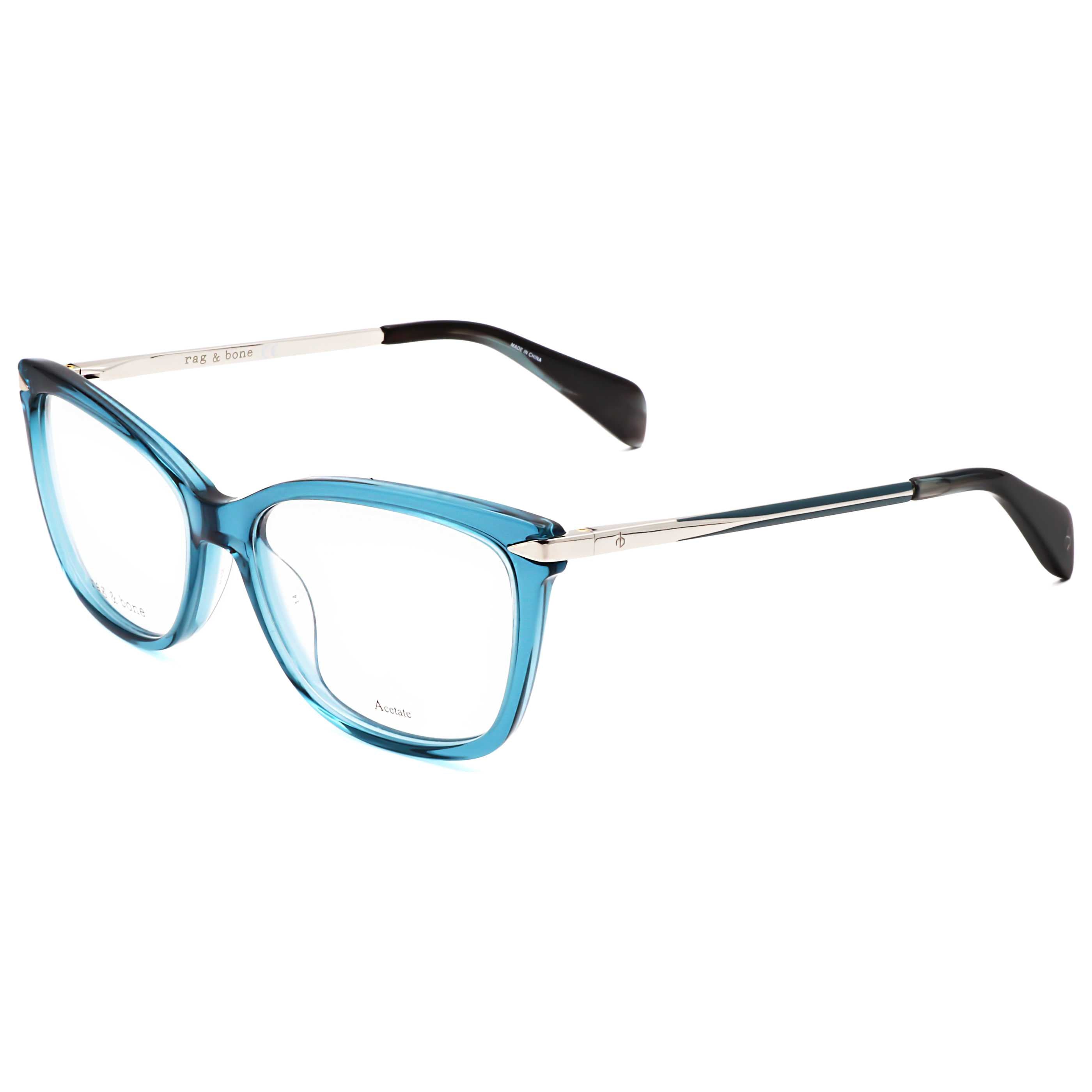 Rag & Bone Women's 52mm Blue Palladium Eyeglasses RNB3010-ECJ-52