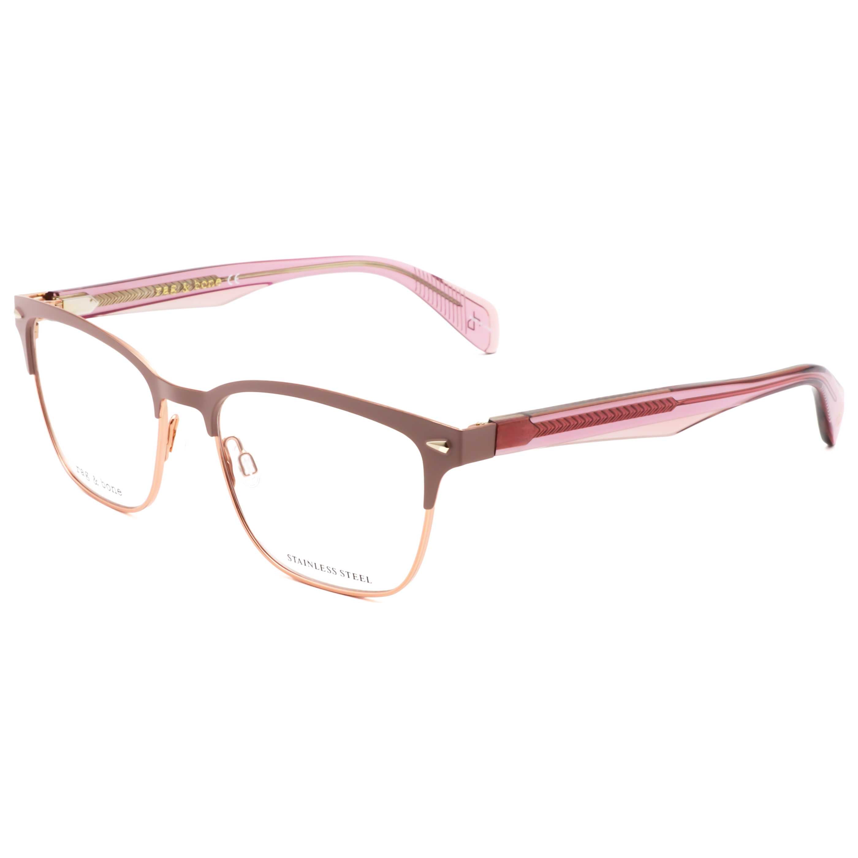 Rag & Bone Women's 53 mm Crystal Nude Eyeglasses RNB3022-79U-53