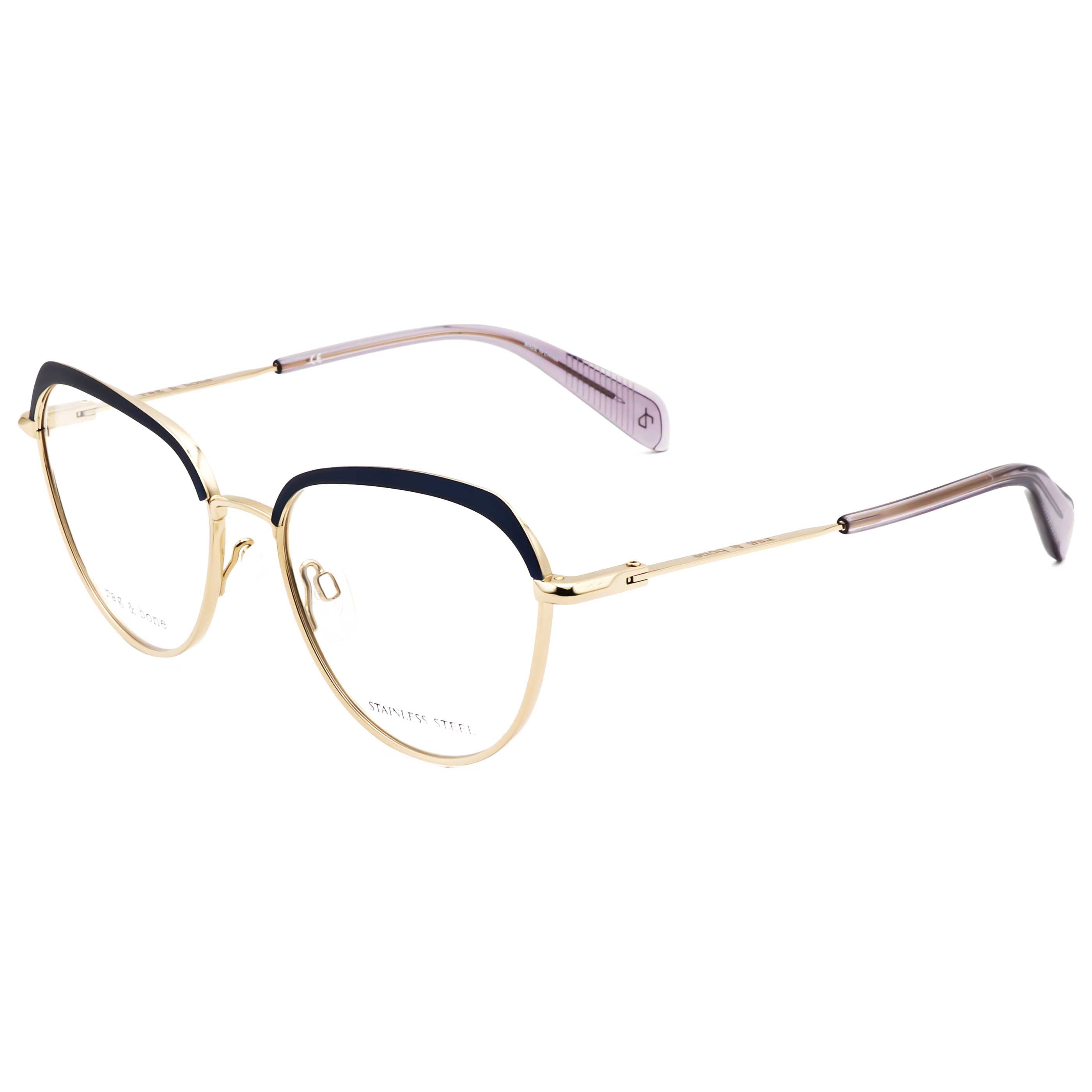 Rag & Bone Women's 52 mm Blue Gold Eyeglasses RNB3030-G-KY2-52