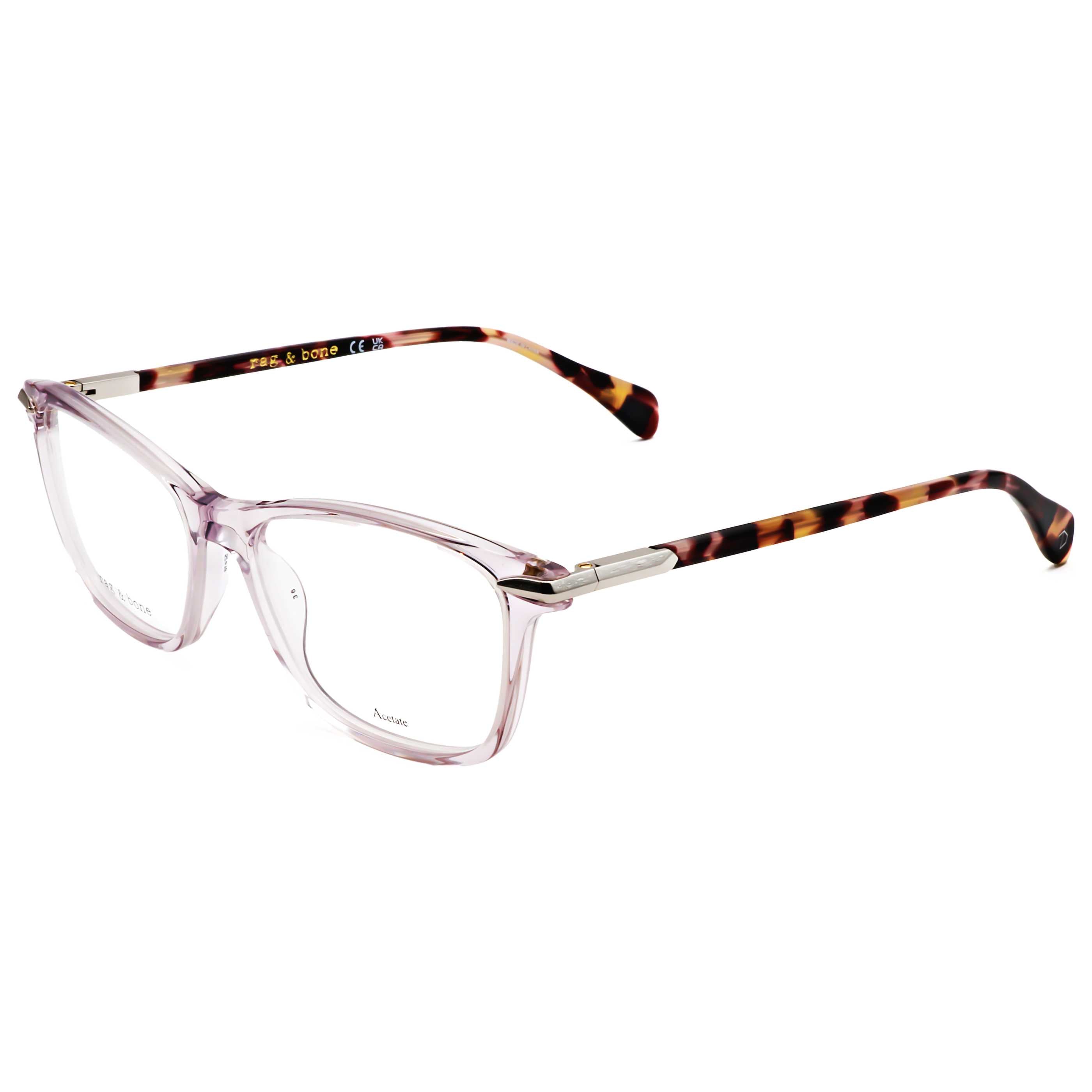 Rag & Bone Women's 52 mm Transparent Nude Eyeglasses RNB3031-FWM-52