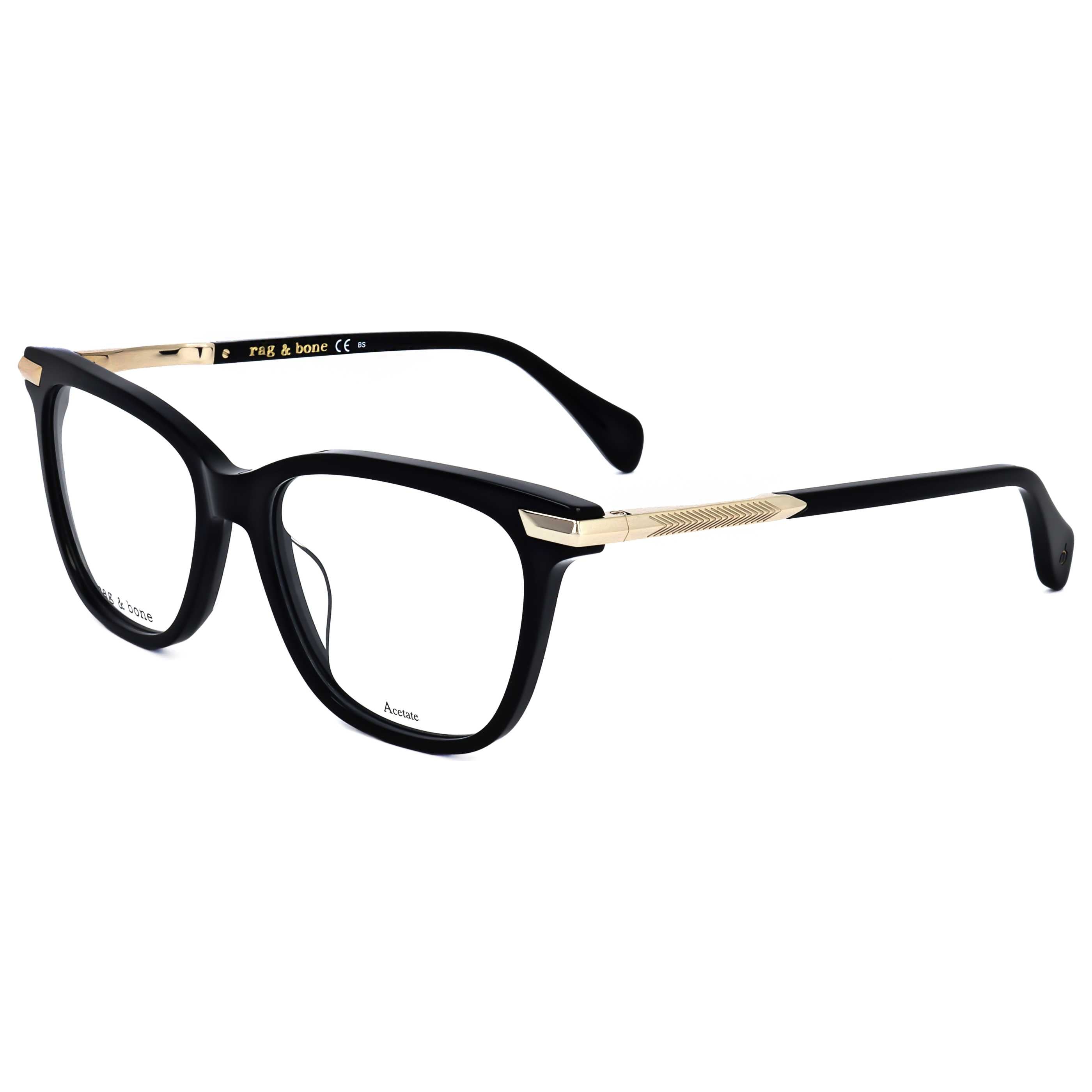 Rag & Bone Women's 53 mm Black Eyeglasses RNB3046-G-807-53