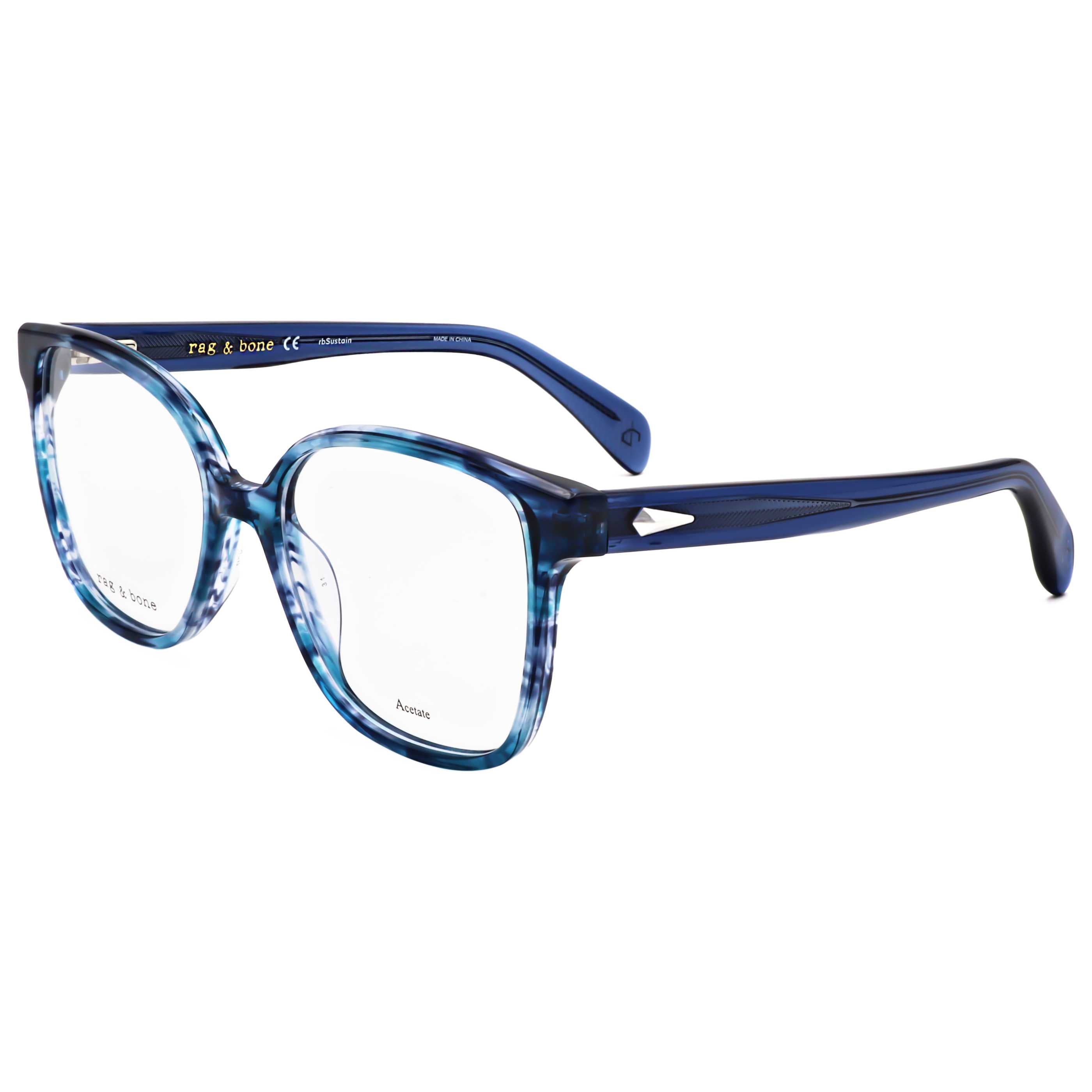 Rag & Bone Women's 54 mm Blue Eyeglasses RNB3053-PJP-54
