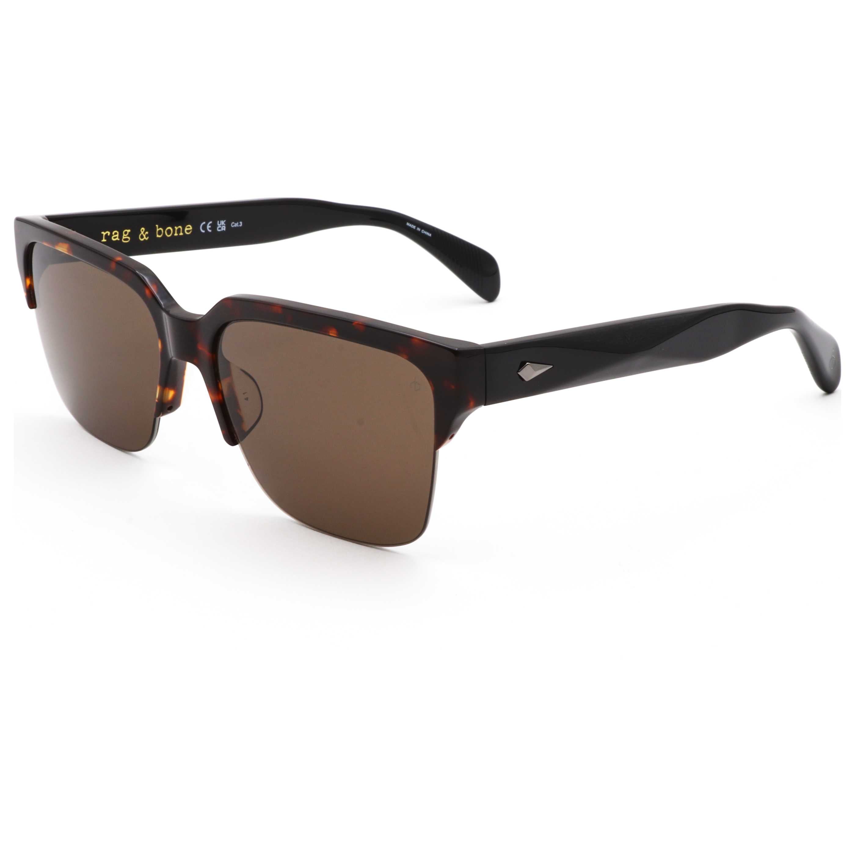 Rag & Bone Men's 58 mm Havana Sunglasses RNB5055-G-S-086-58