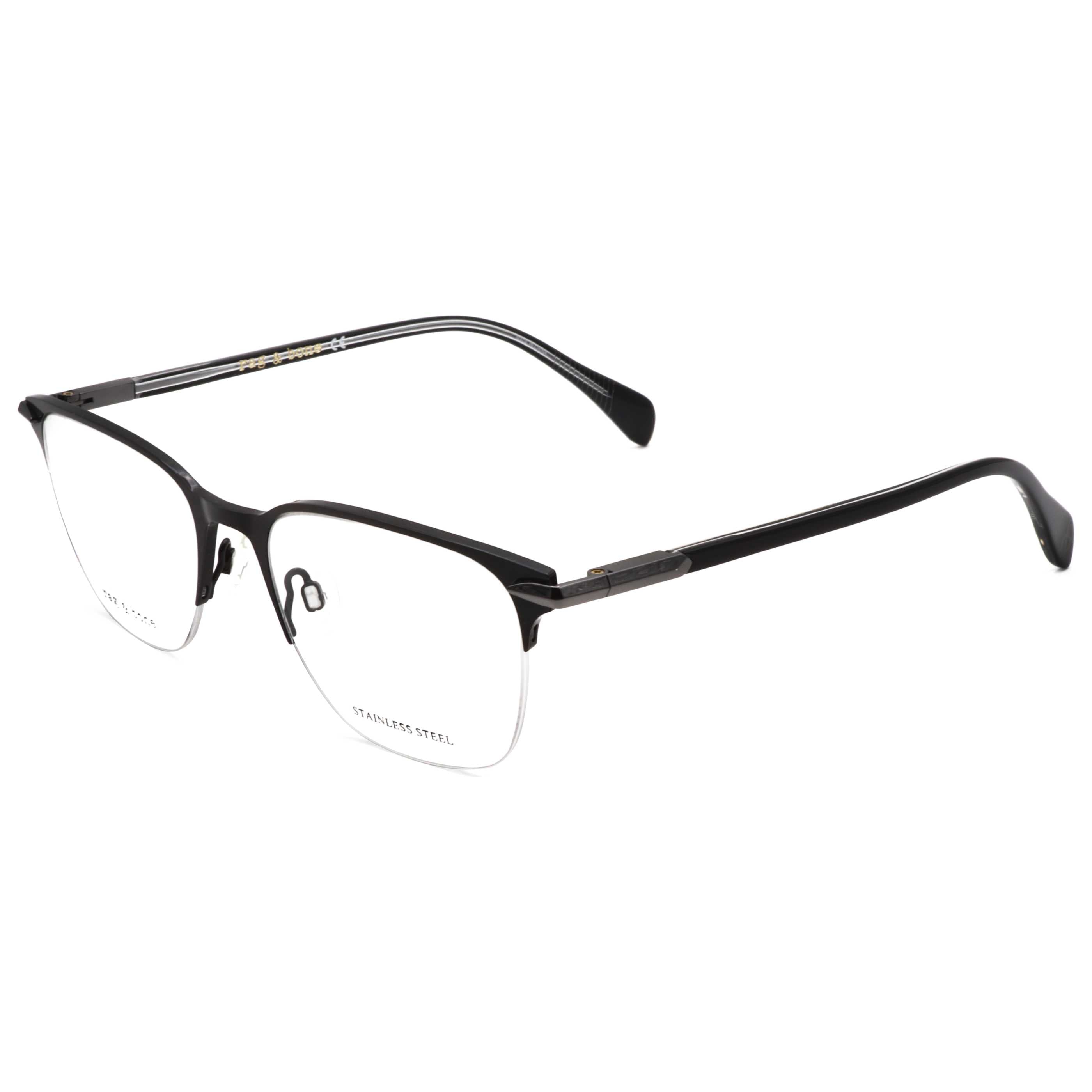 Rag & Bone Men's 53 mm Black Eyeglasses RNB7029-807-53