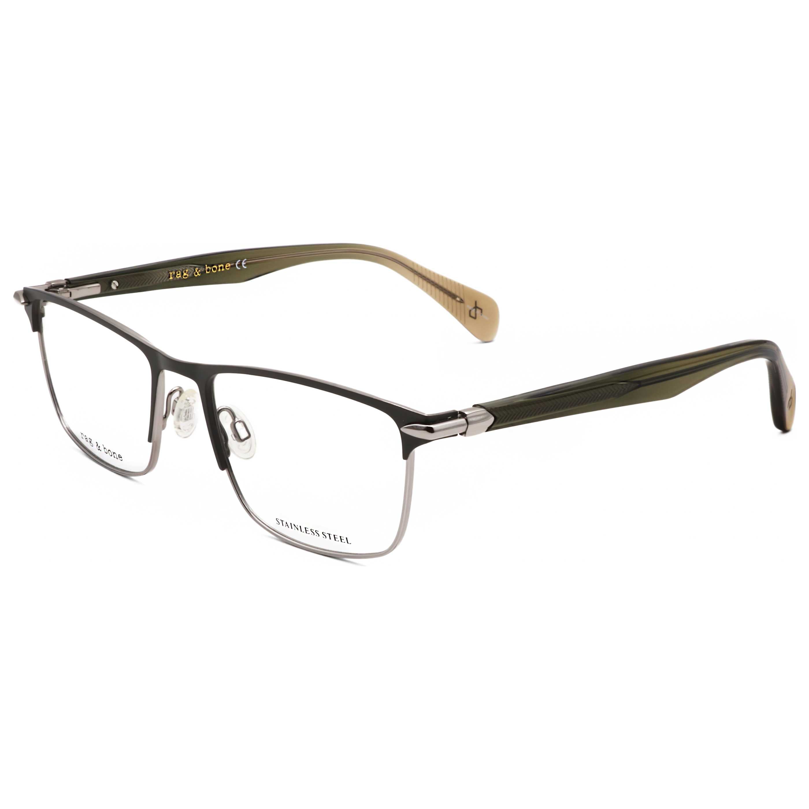 Rag & Bone Men's 55mm Grey Eyeglasses RNB7046-KB7-55