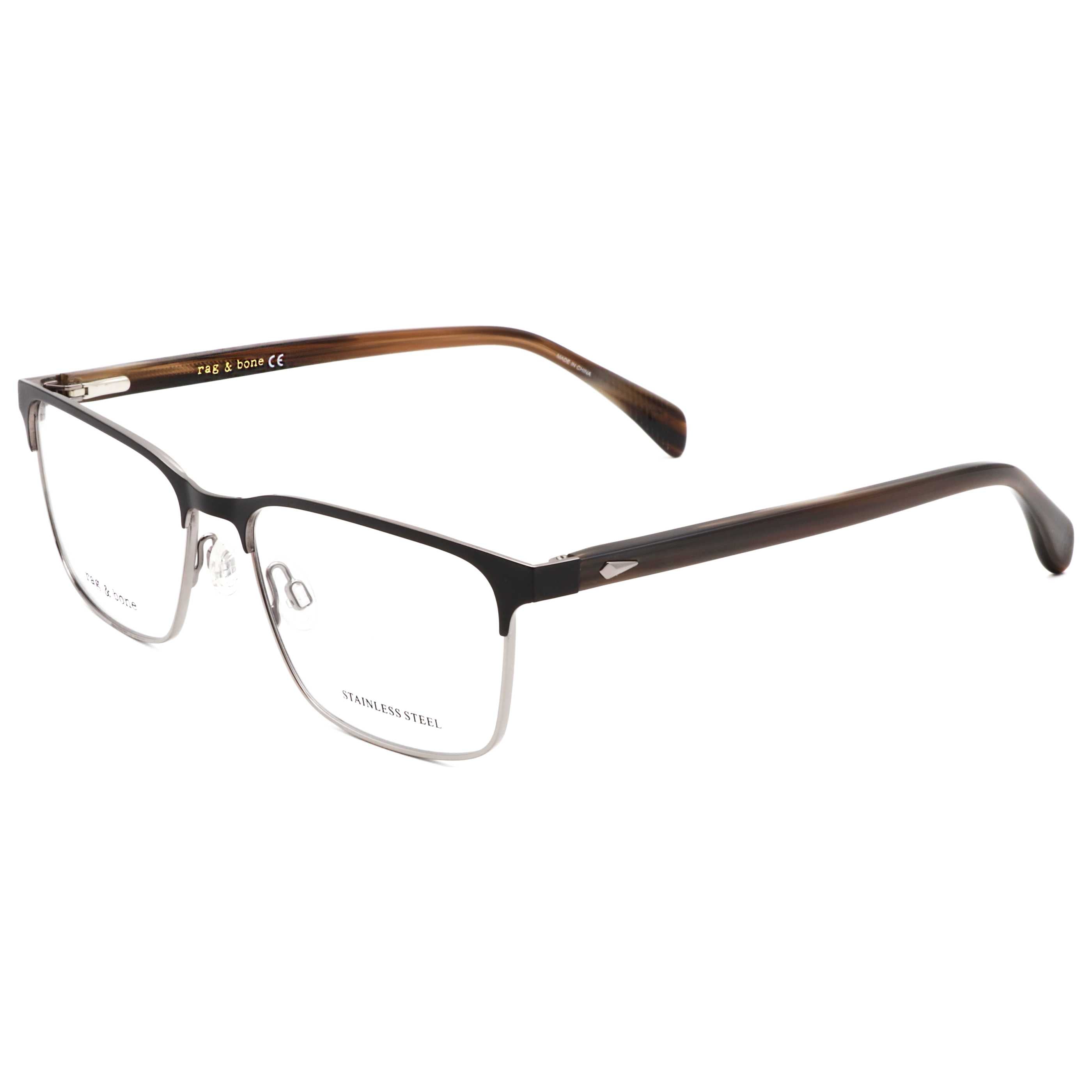 Rag & Bone Men's 56mm Black Eyeglasses RNB7051-G-807-56