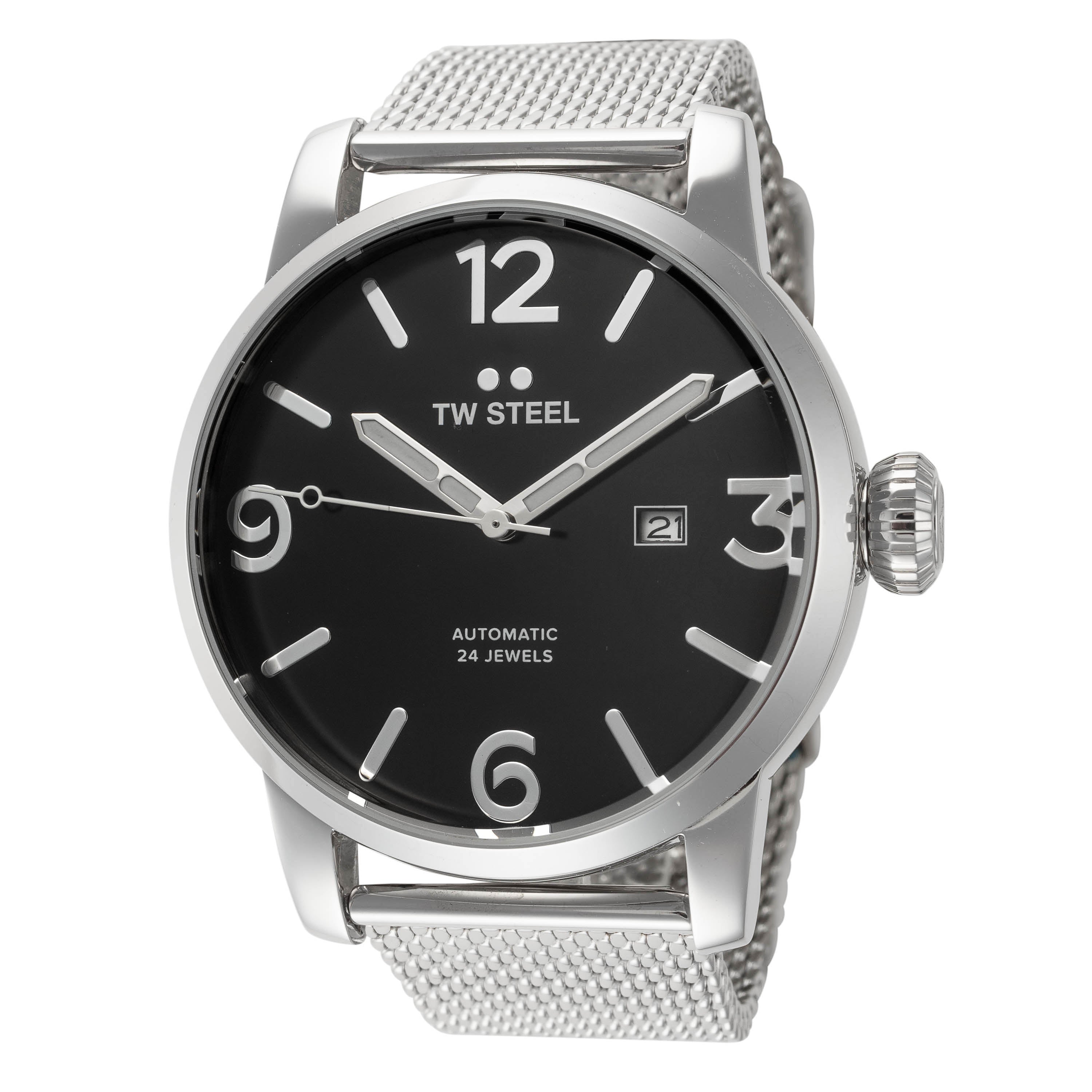 TW Steel Men's Maverick 48mm Automatic Watch TWS-MB16