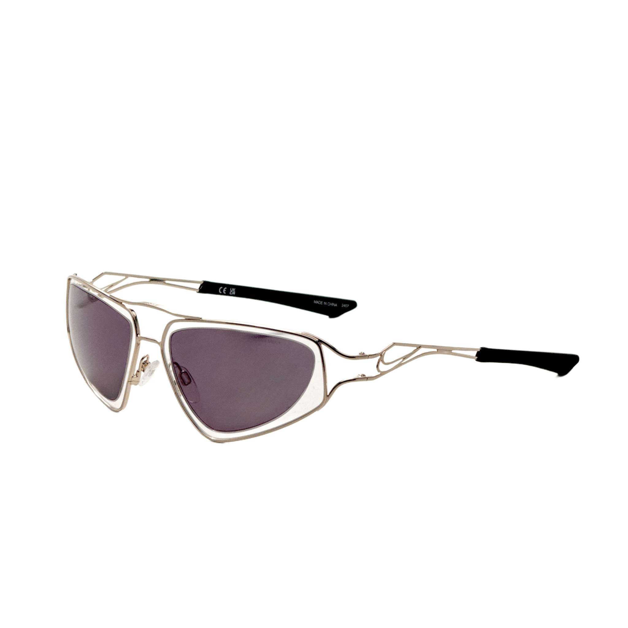 Nike Unisex Veil 63mm Gold Sunglasses EV24048-708