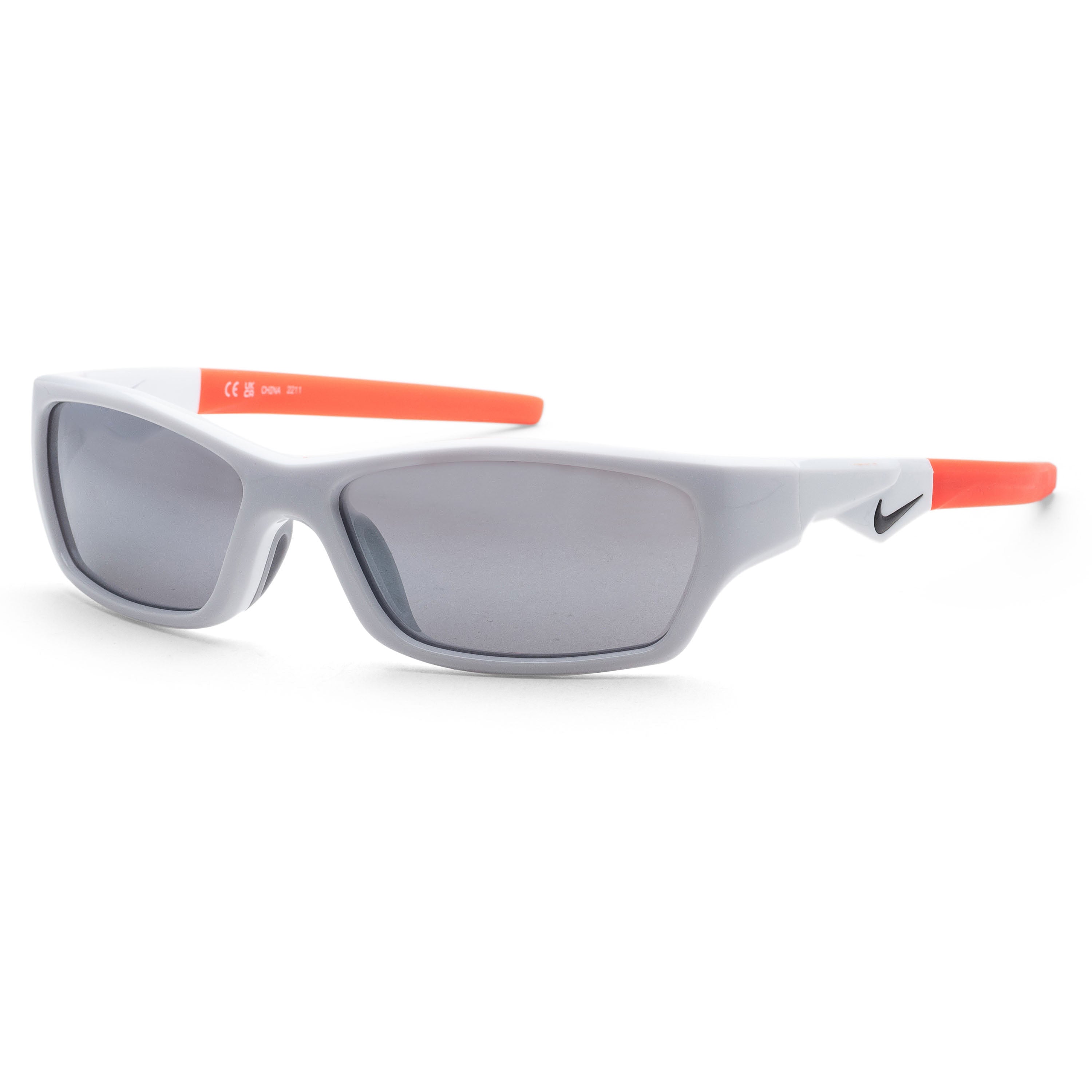 Nike Unisex Jolt 57 mm White Sunglasses DZ7378-100