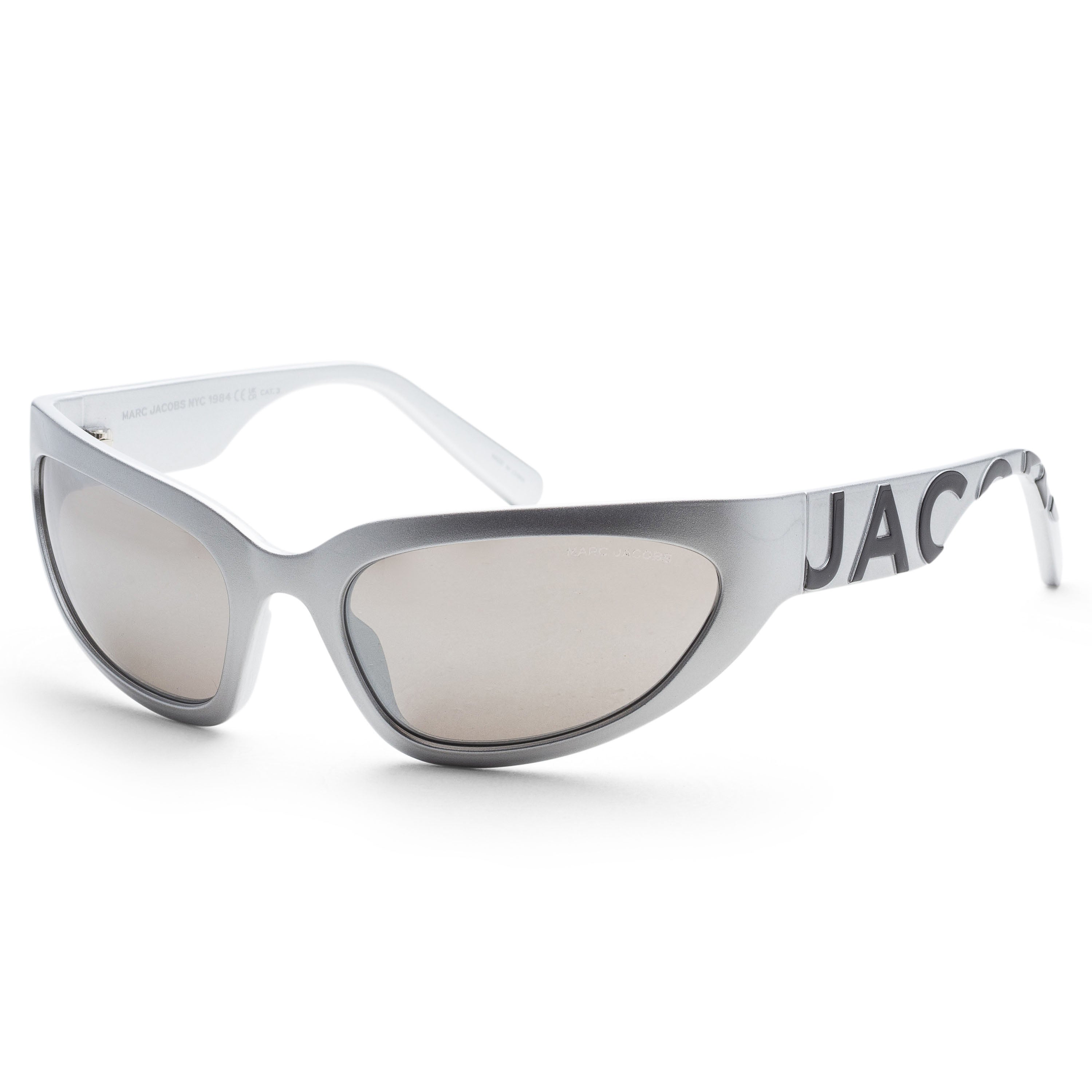 Marc Jacobs Women's 61 mm Silver Black Sunglasses MARC738-S-79D-61