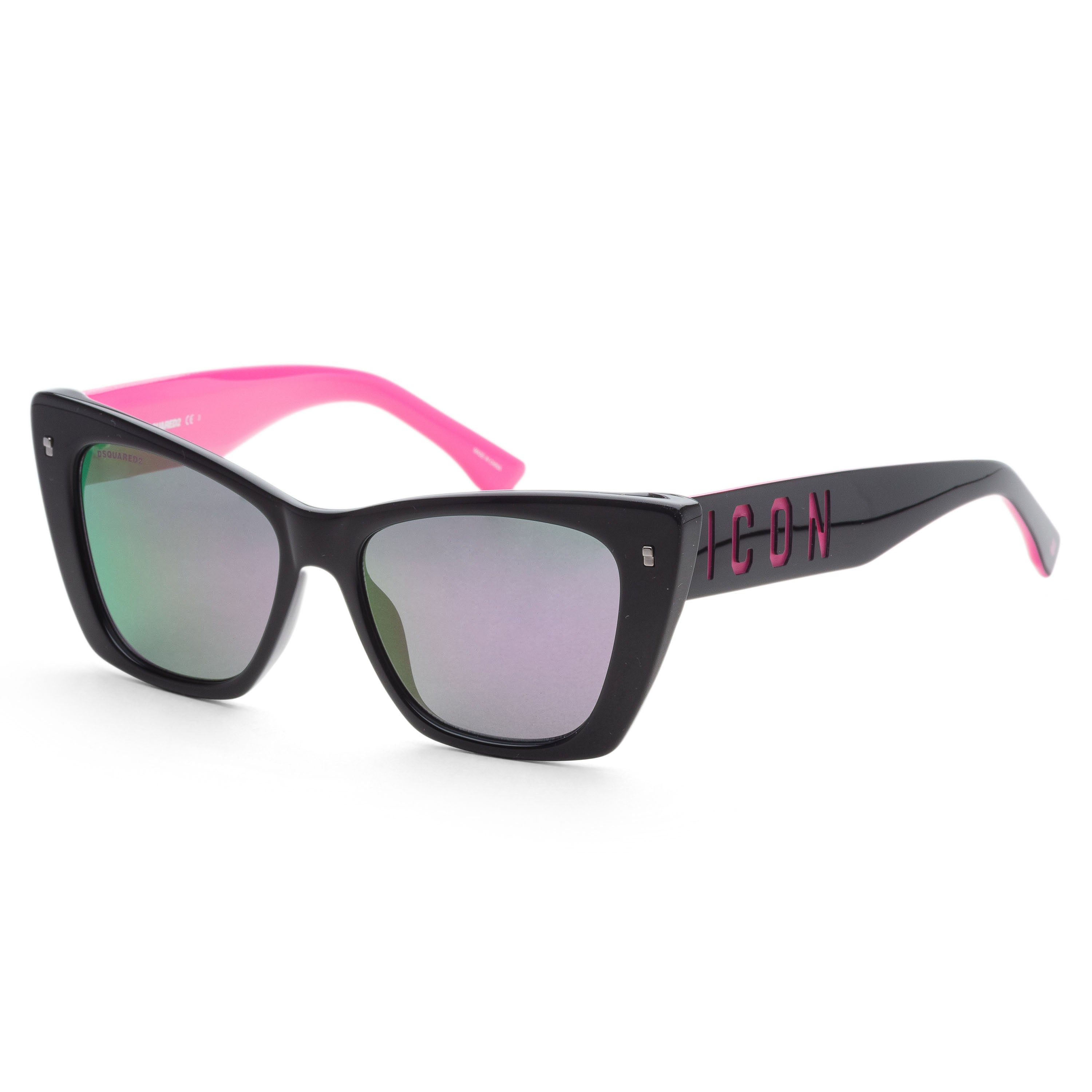 Dsquared2 Women's 53mm Black Fuchsia Sunglasses ICON0006S-03MR-TE