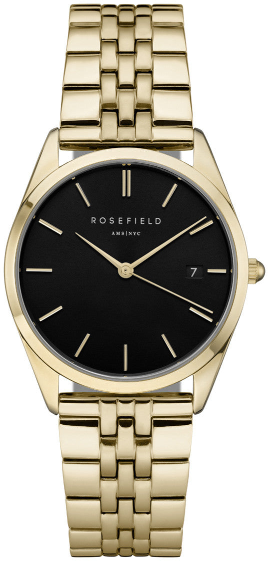 Rosefield Women's Ace 33mm Quartz Watch ACBKG-A13