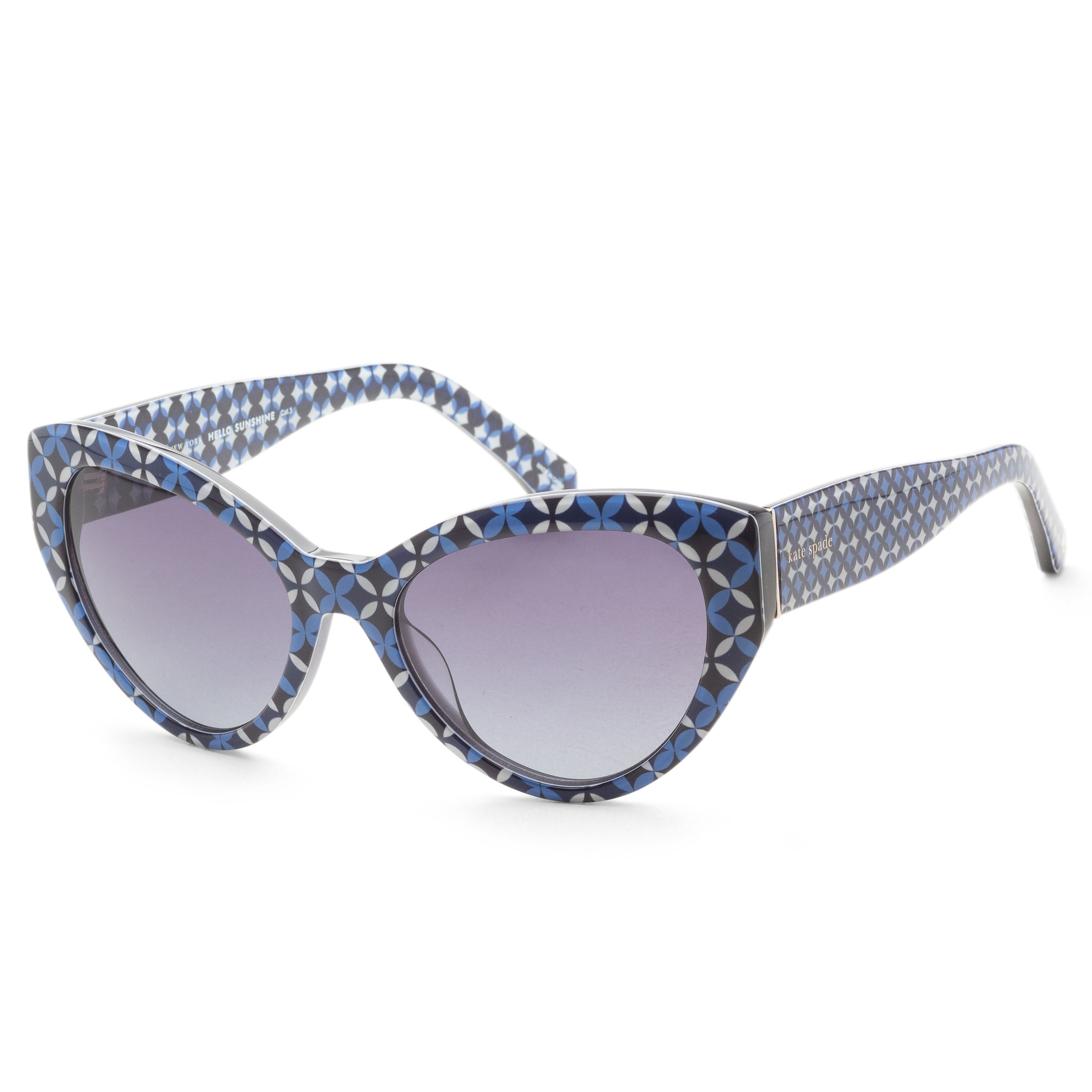 Kate Spade Women's 55mm Blue Pattern Sunglasses PAISLEIGH-S-S6F-55